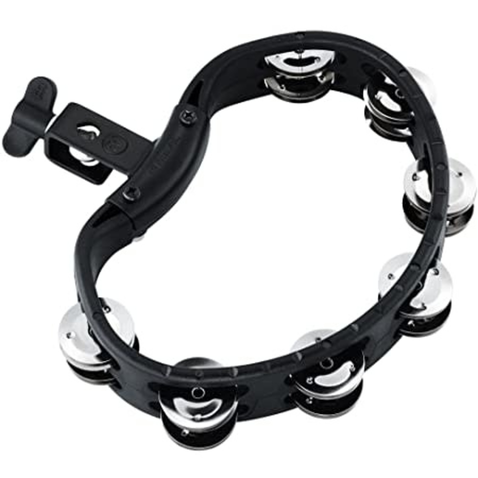 Meinl Meinl Setup Tambourine Steel Jingles Double Row - Black TMT2BK