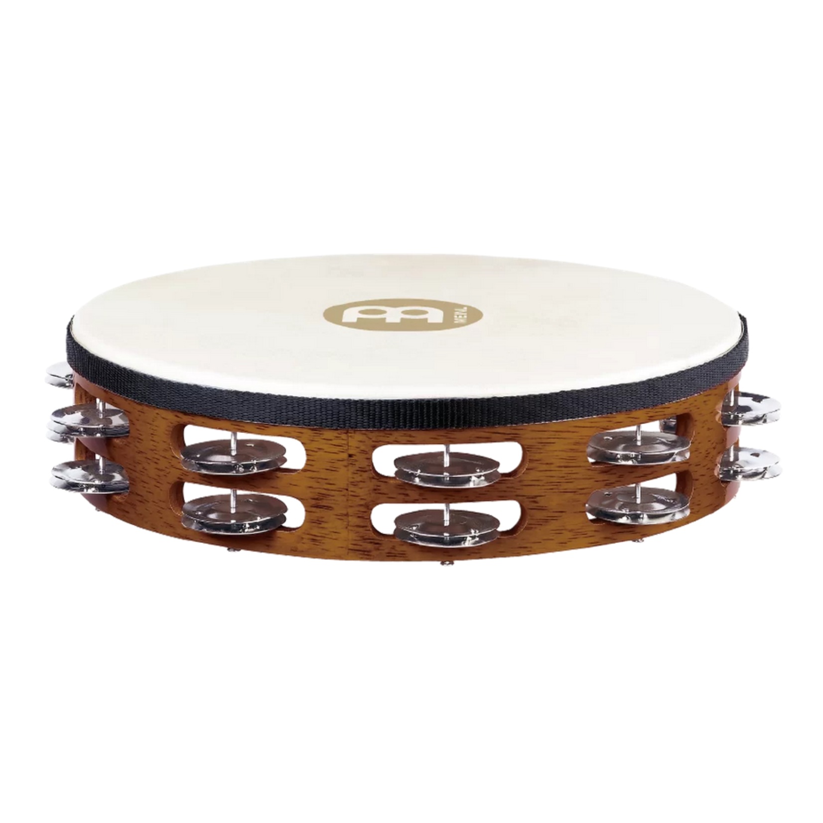 Meinl Meinl Headed Double Row Brown Tambourine TAH2AB