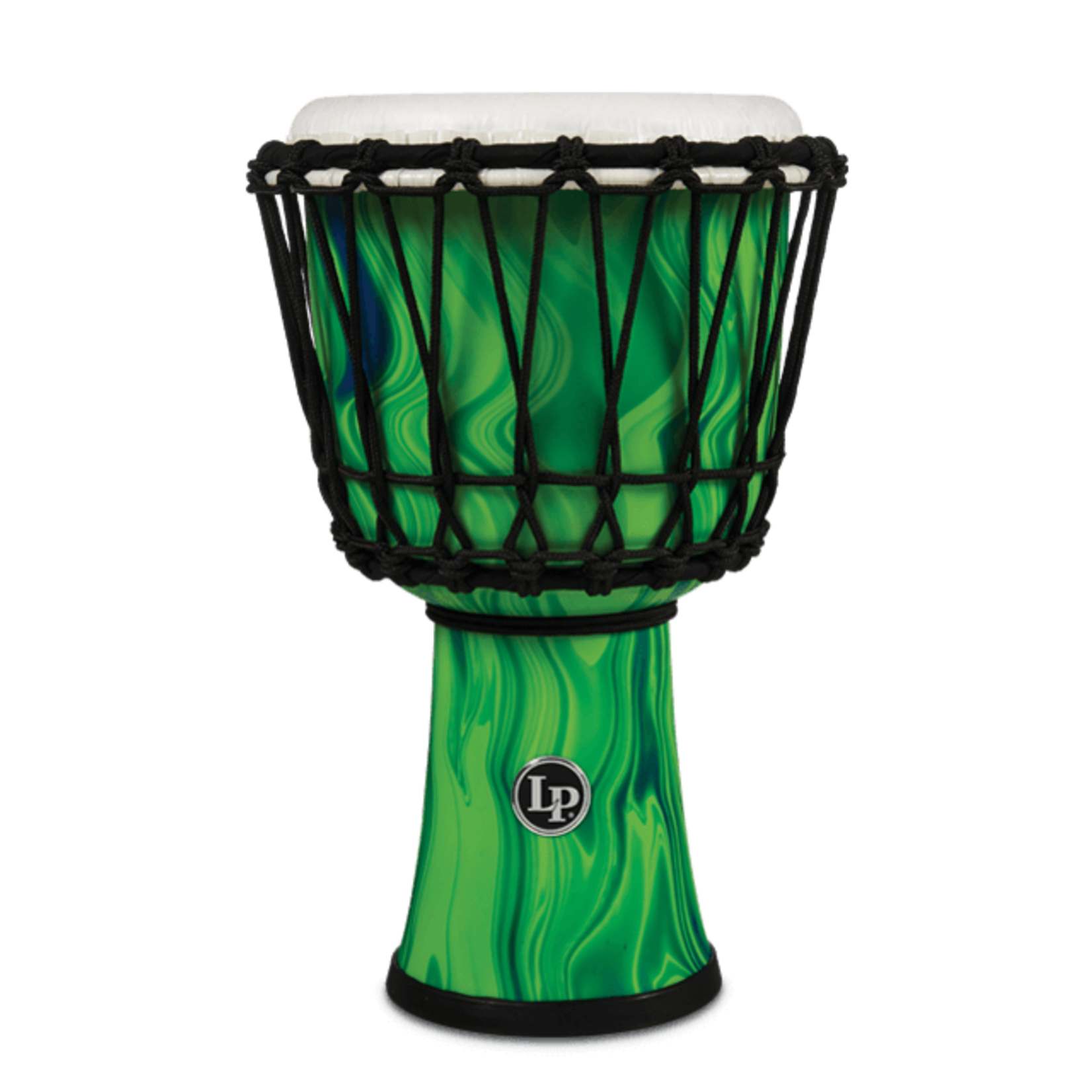 LP LP World 7" Rope Circle Djembe (Green Marble) LP1607GM