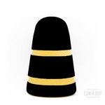 Low Boy Low Boy Standard Black With Gold Sparkle Stripes