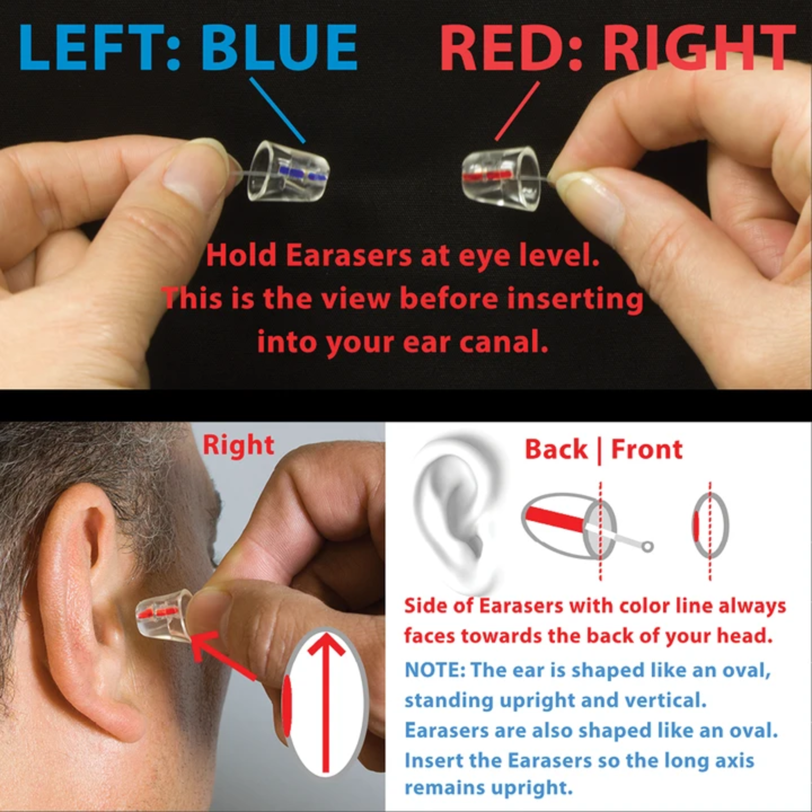 Earasers Earasers Earplugs (-19 db)