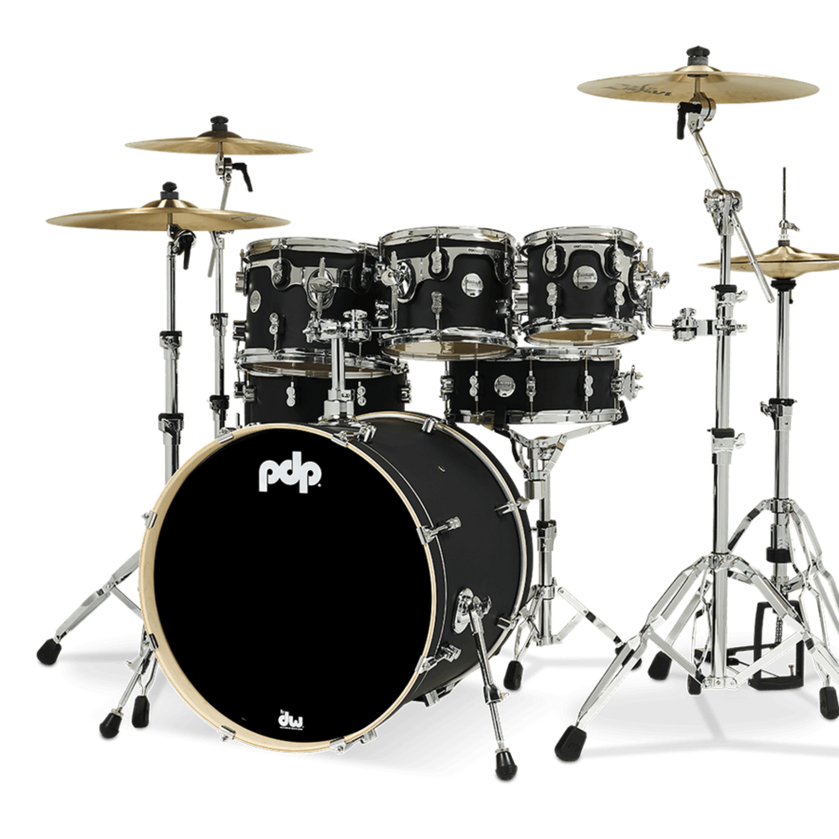 PDP PDP Concept Maple 7-Piece Shell Pack (Satin Black)