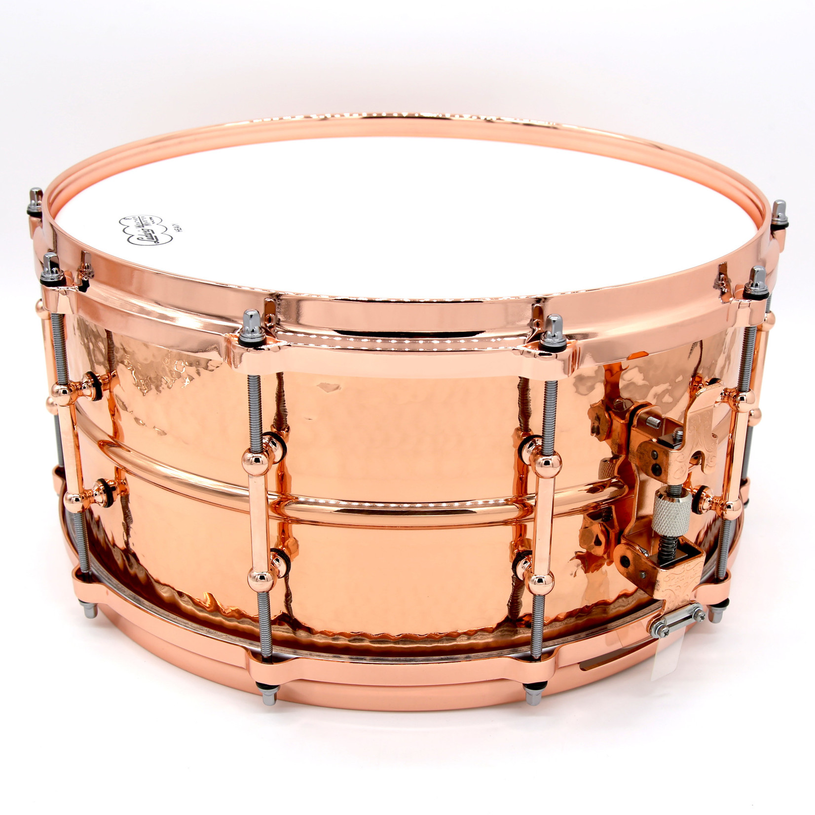 Ludwig Ludwig 6.5x14" Copperphonic Hammered With Tube Lugs And Copper Hardware LC662KTC