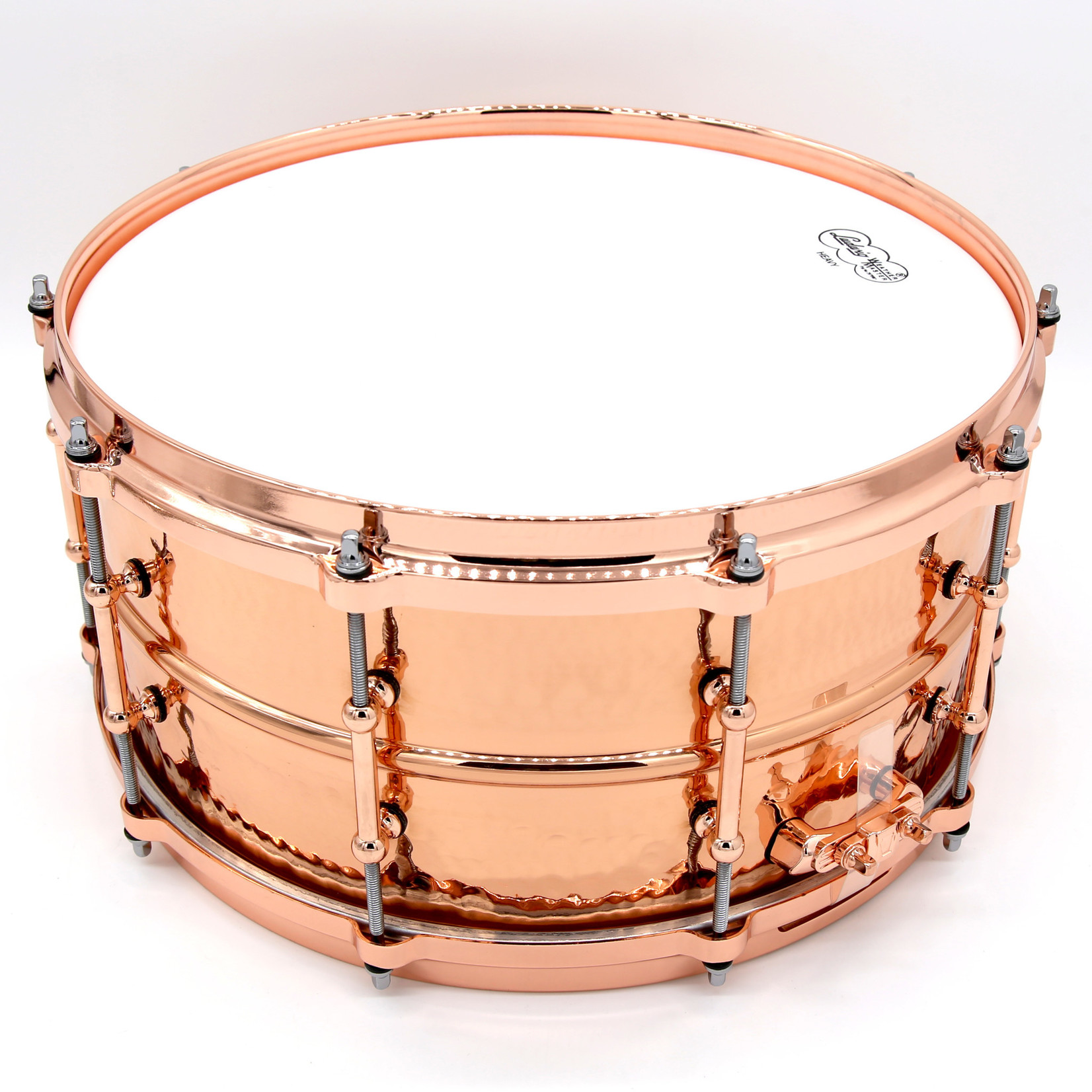 Ludwig Ludwig 6.5x14" Copperphonic Hammered With Tube Lugs And Copper Hardware LC662KTC