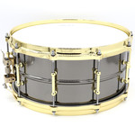 Ludwig Ludwig 6.5x14" Black Beauty Snare Drum Diecast Hoops With Tube Lugs LB417BT