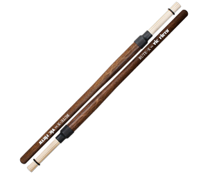 Vic Firth RUTE-X - Rods Batterie Polyvalentes Avec 11 Brins Bouleau Calibre Moyen - Puissance Et Contrôle Exceptionnels
