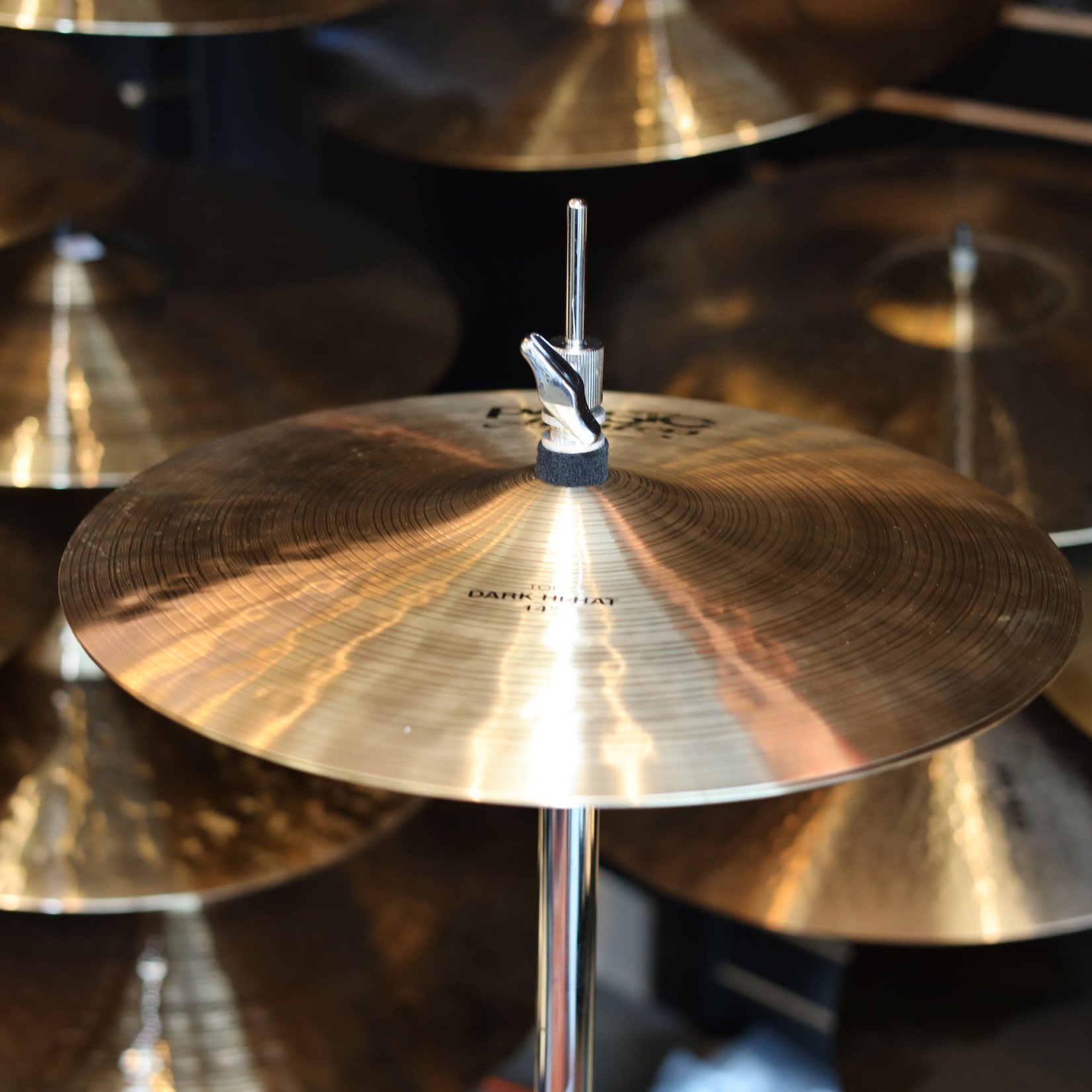 レッド系 Paiste Mastersシリーズ ハイハット 14インチ＿並行輸入品