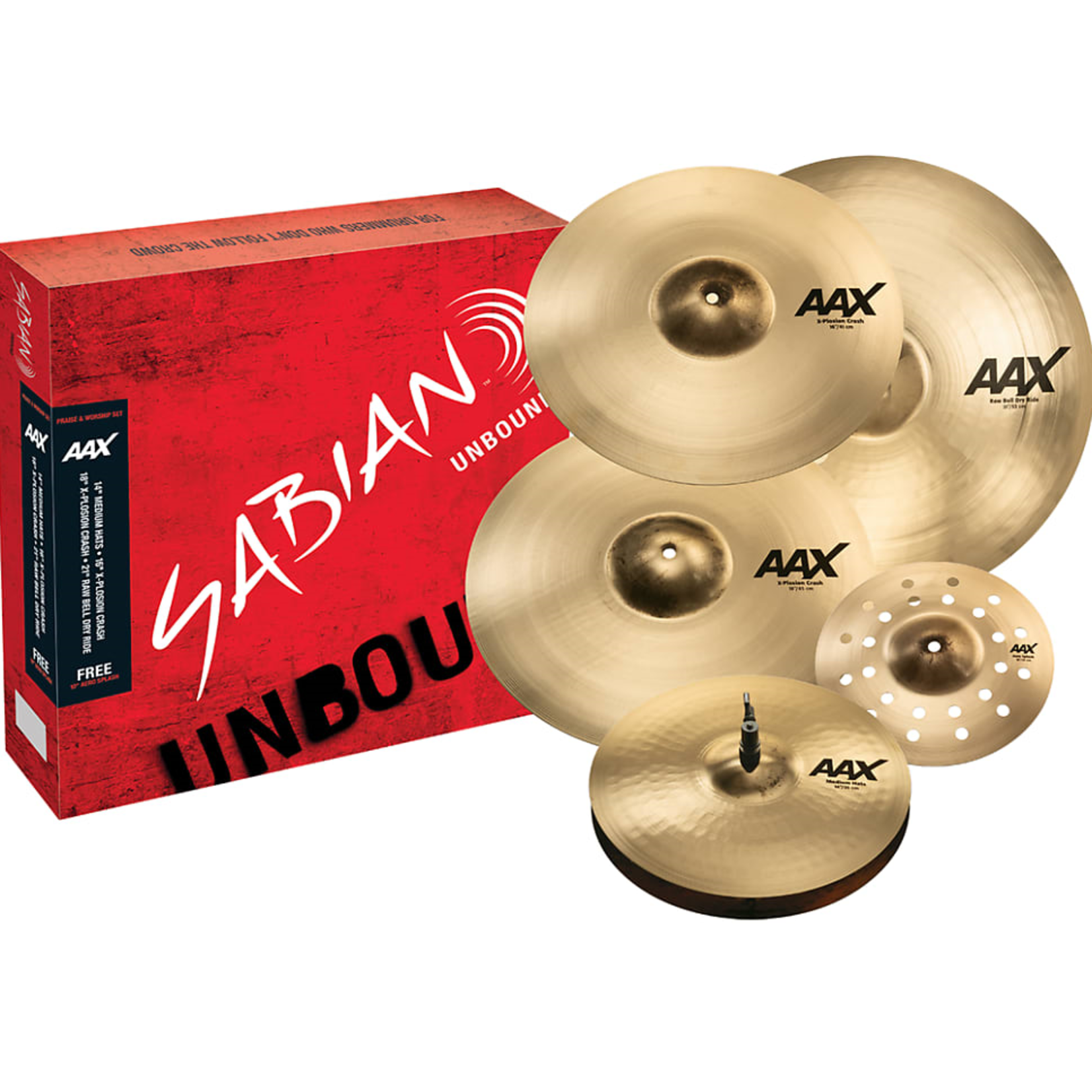 Sabian SABIAN AAX PRAISE & WORSHIP CYMBAL PACK 25005XCPWB