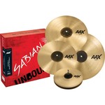 Sabian Sabian AAX Promotional Cymbal Set Pack 14/16/21 w/ Free 18" Crash 25005XCPB