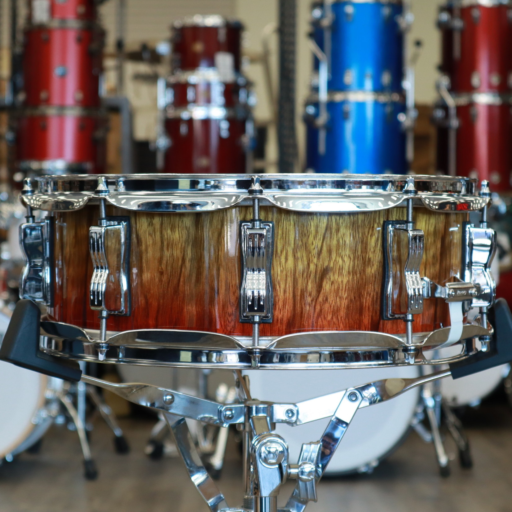Ludwig Ludwig Legacy Exotic 5x14" Snare Drum (Black Limba Tequila Sunrise)
