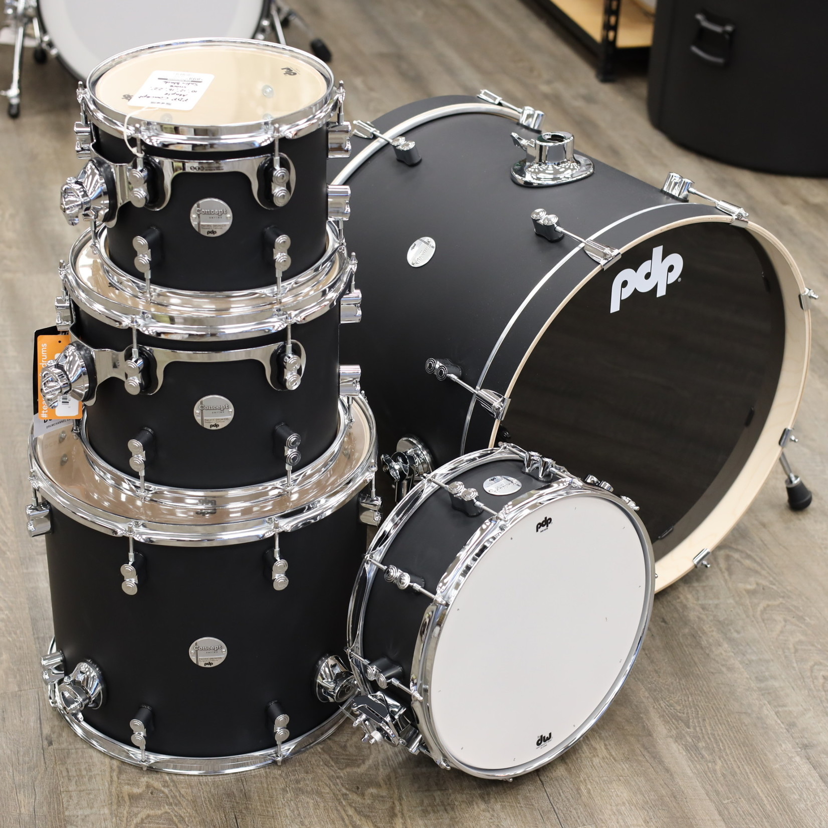 PDP PDP CONCEPT MAPLE 5-PC SHELL PACK (SATIN BLACK)