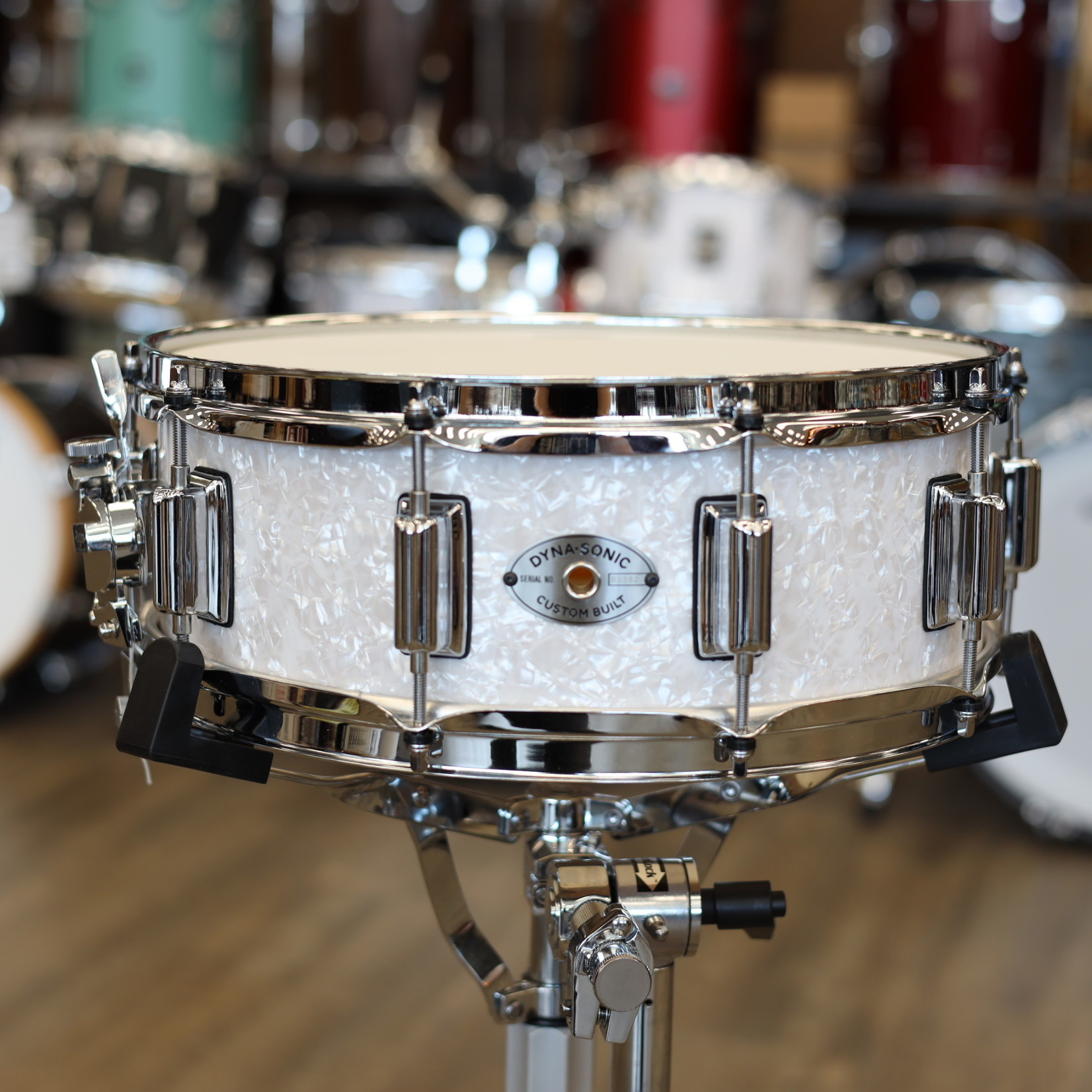 Rogers Rogers 5x14 Dyna-Sonic Classic Snare Drum White Marine Pearl