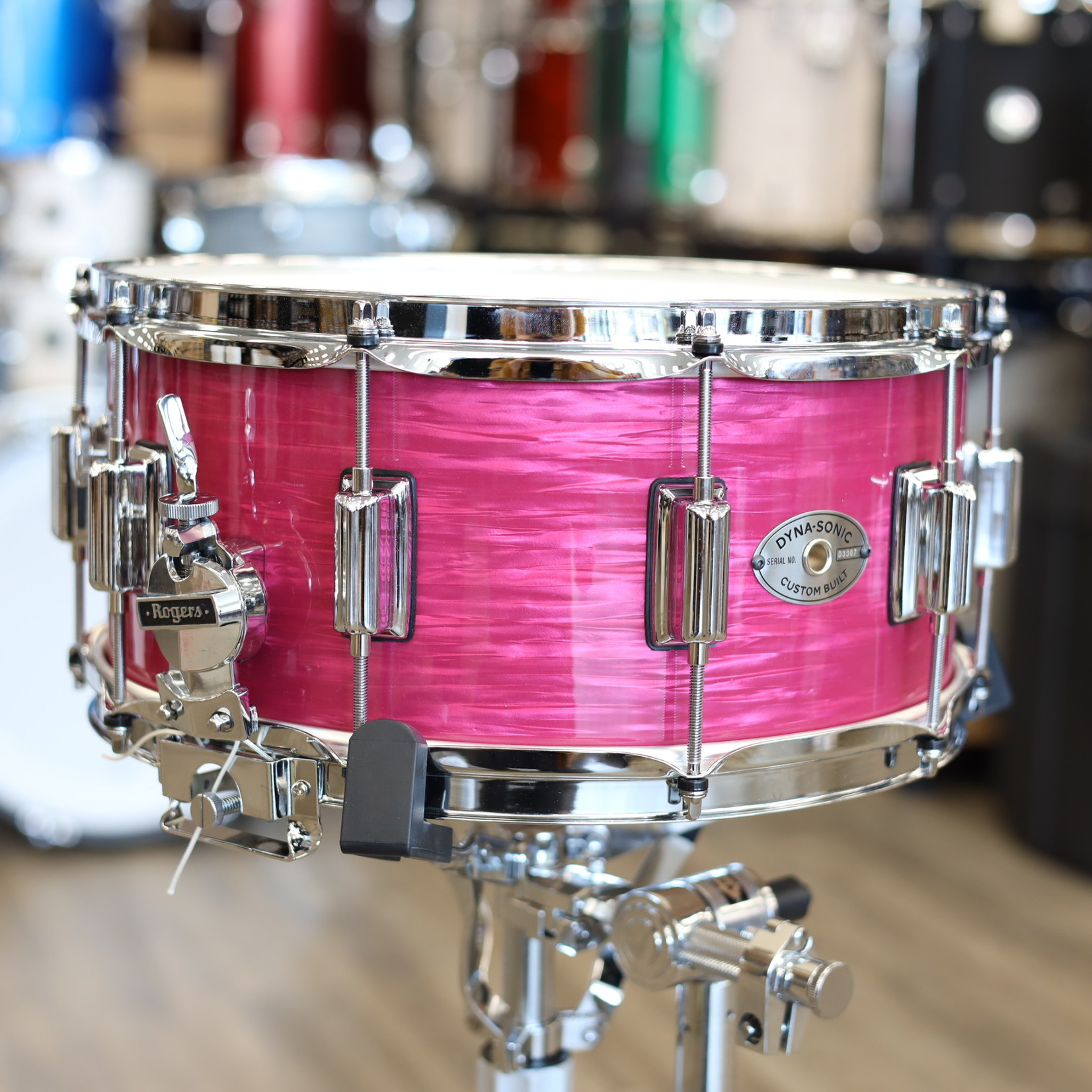 Rogers Rogers 6.5x14 Dyna-Sonic Classic Snare Drum Red Ripple