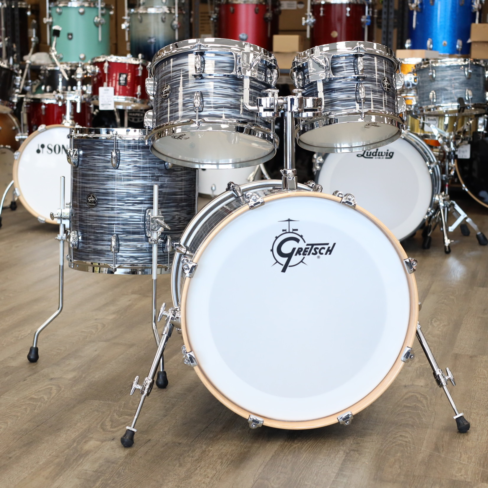 Gretsch Gretsch Renown 4-Piece Shell Pack 20/10/12/14F Silver Oyster Pearl
