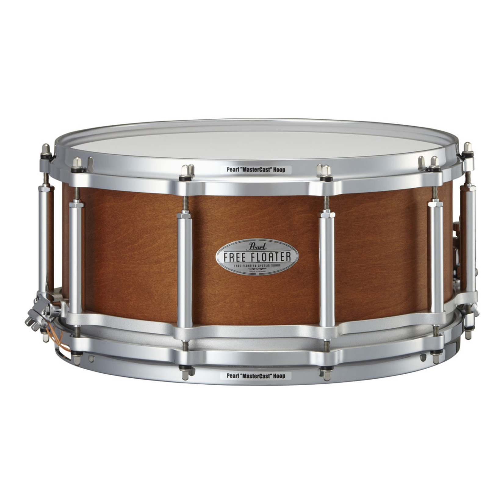 .com: Pearl FTMH1480 14 x 8 Inches Free Floater Snare Drum - African  Mahogany : Musical Instruments
