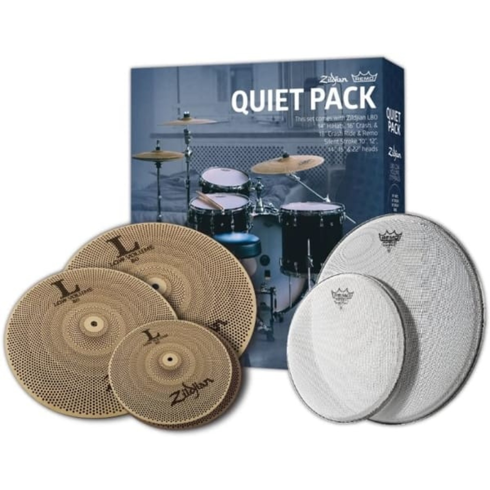 Zildjian Zildjian/Remo Quiet Pack L80 Silentstroke 14