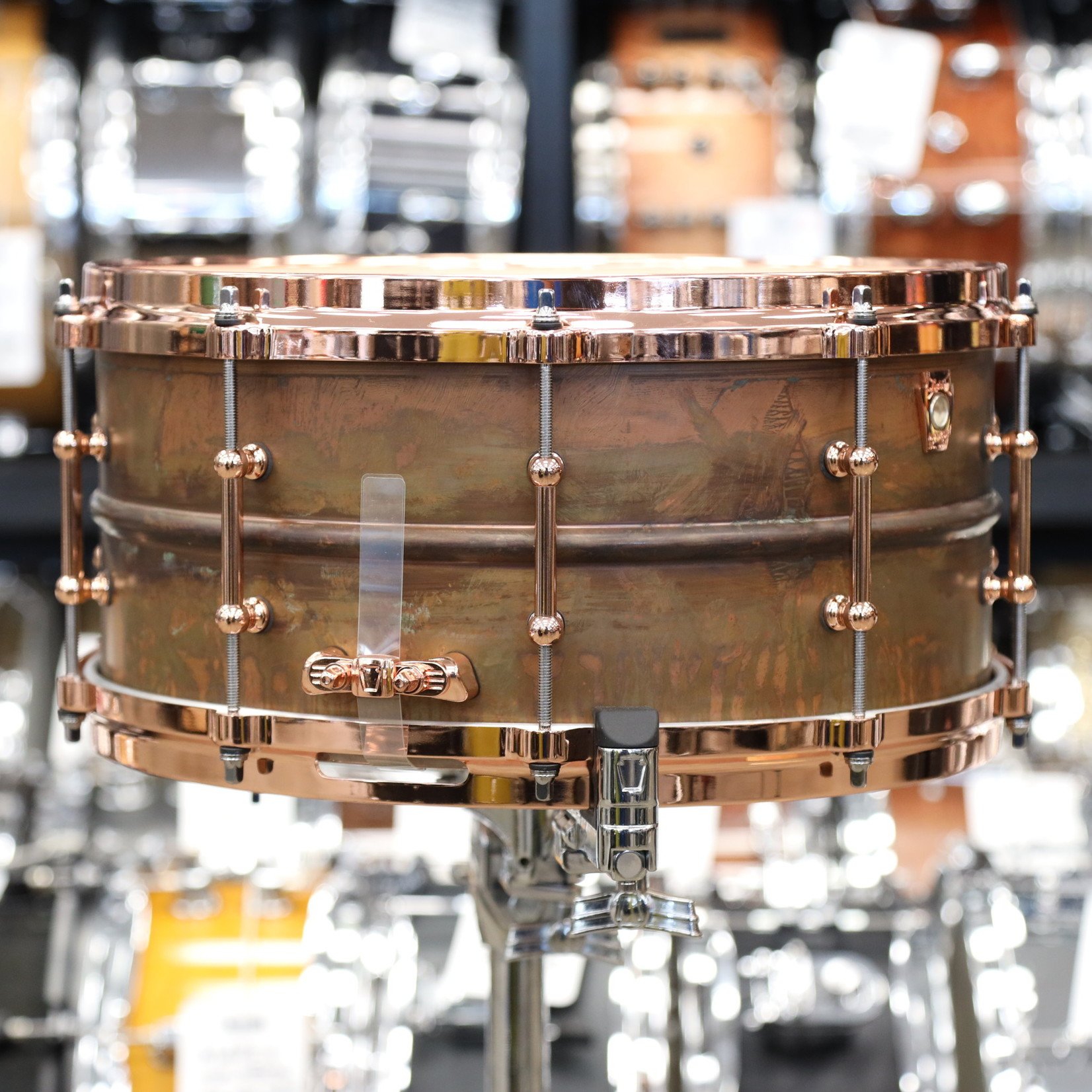 Ludwig Ludwig Raw Copperphonic 6.5x14" w/Tube Lugs & Copper Hardware LC663TC