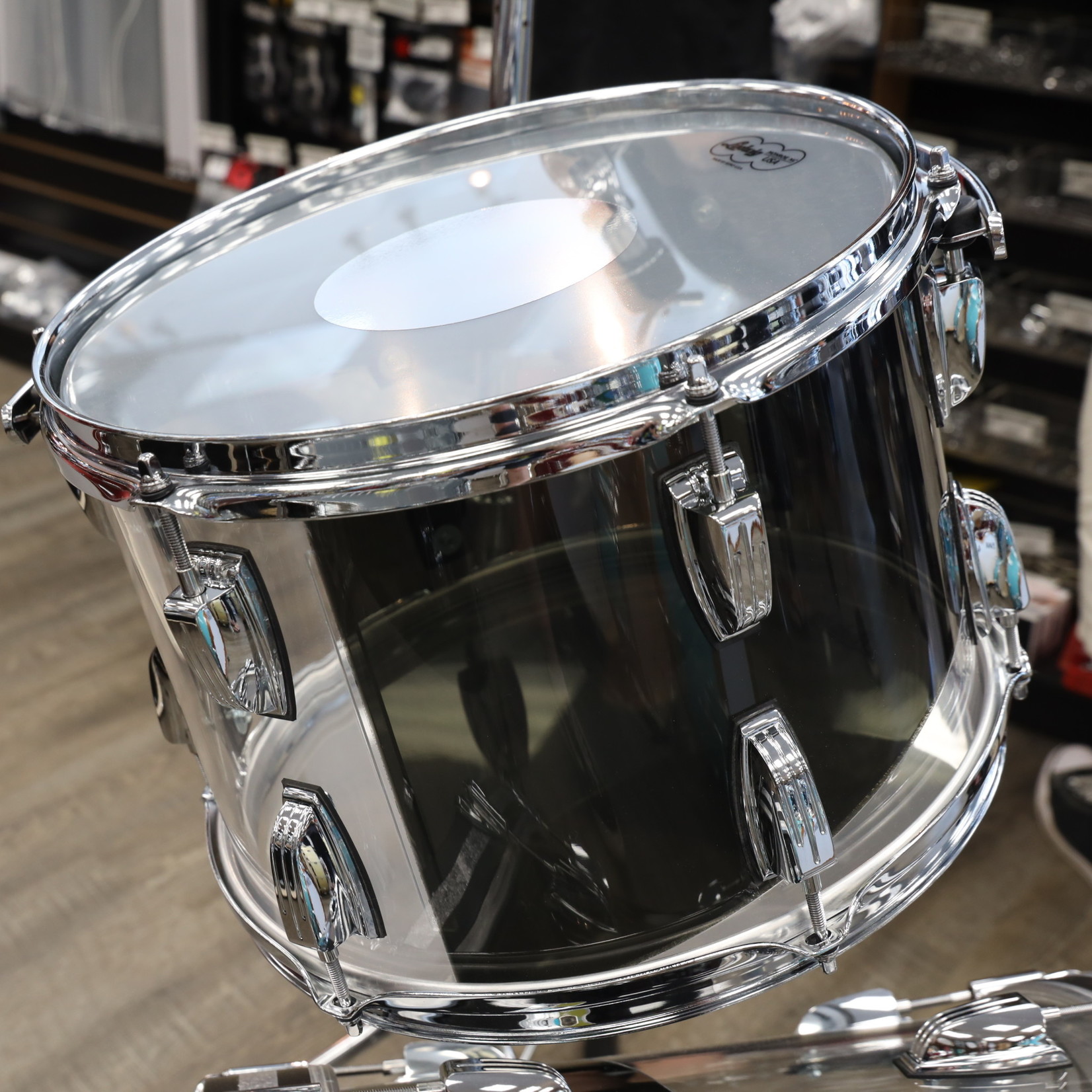 Ludwig Ludwig 50th Anniversary LTD Vistalite Fab Shell Pack 13/16/22 Pattern E Smoke/Clear