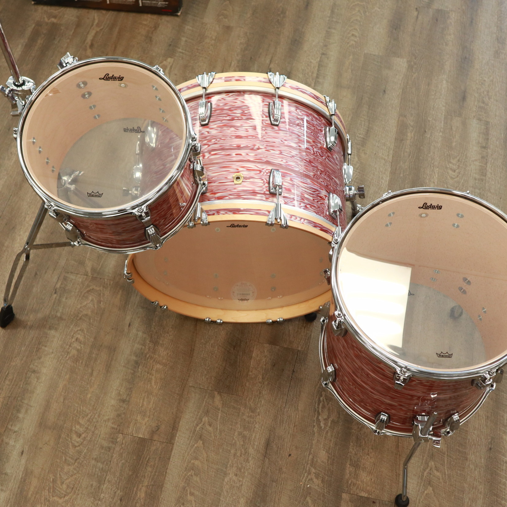 Ludwig Ludwig Classic Maple FAB 3-Piece Shell Pack 13/16/22 (Vintage Pink Oyster)