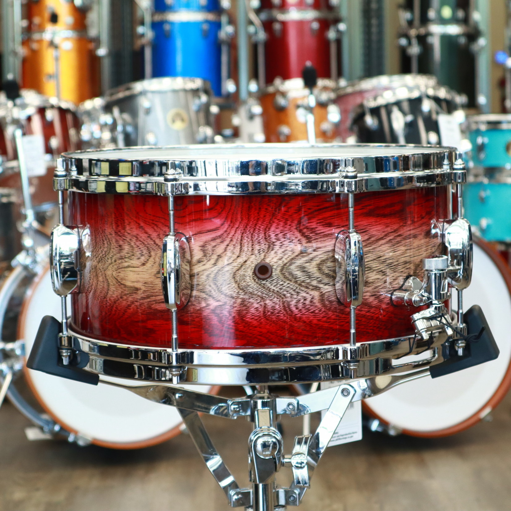 Tama Tama Star Walnut 6.5x14" Snare Drum (Garnet Japanese Sen Burst)