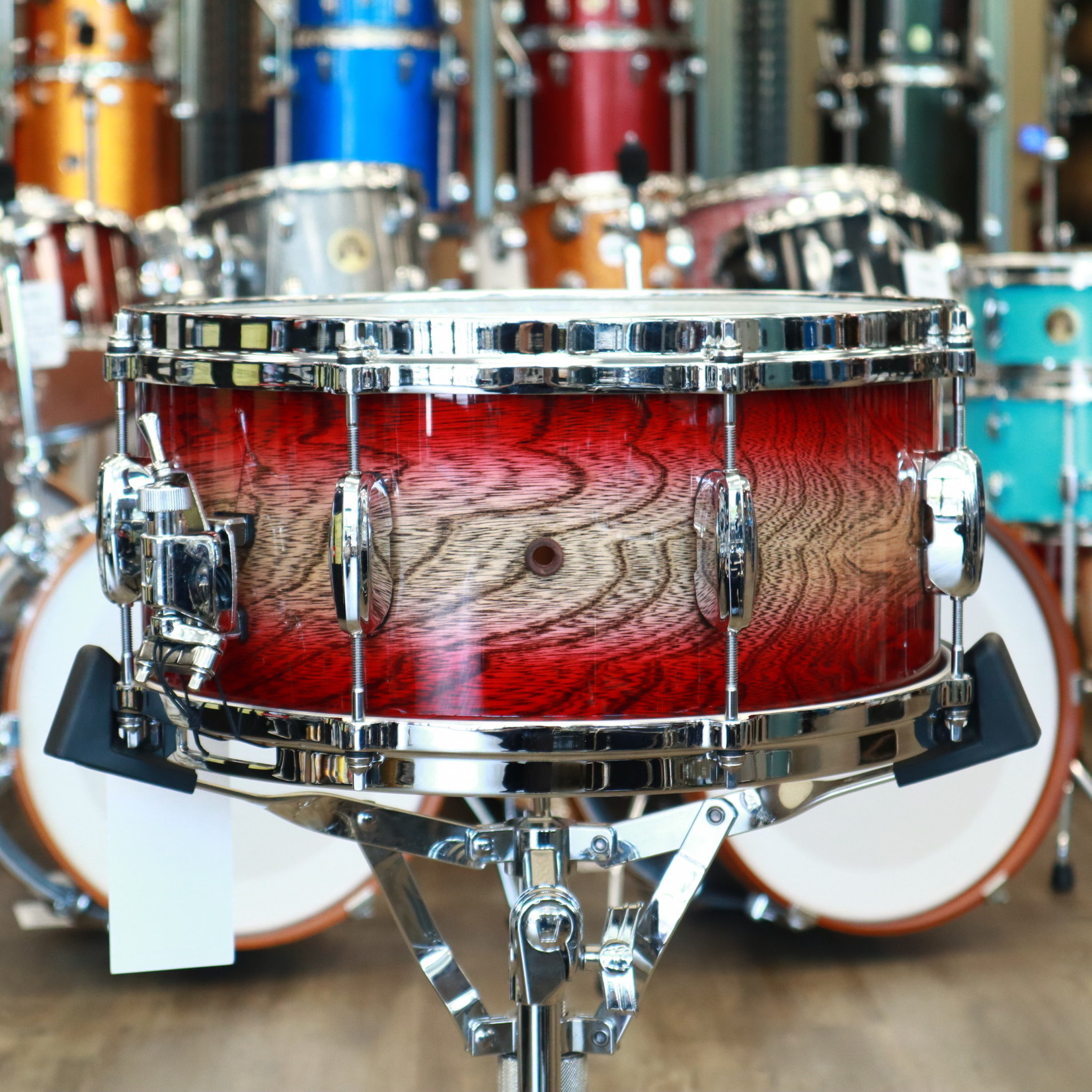 Tama Tama Star Walnut 6.5x14" Snare Drum (Garnet Japanese Sen Burst)