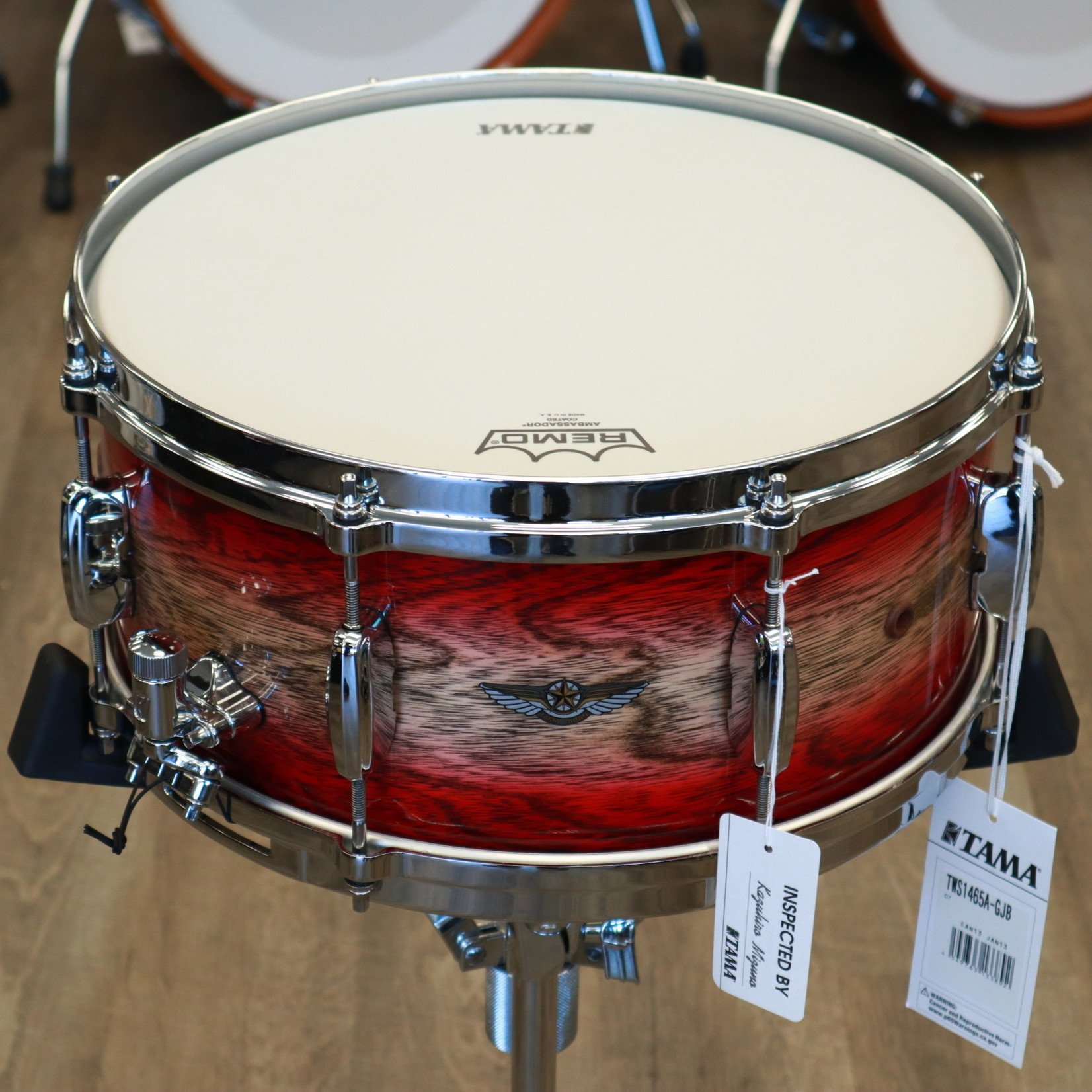 Tama Tama Star Walnut 6.5x14" Snare Drum (Garnet Japanese Sen Burst)