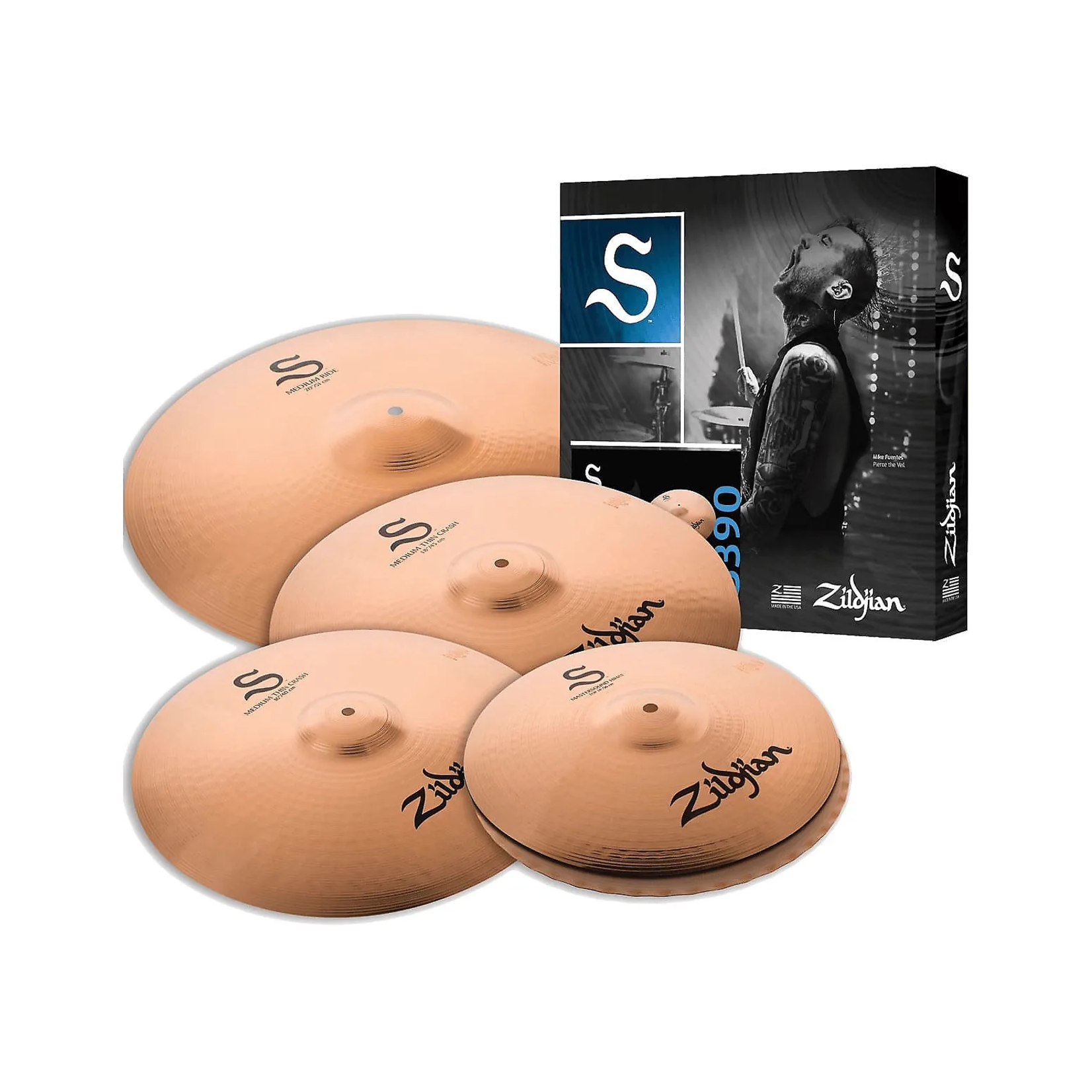 Zildjian Zildjian S Performer Cymbal Pack 14"/16"/20" + 18" Crash S390