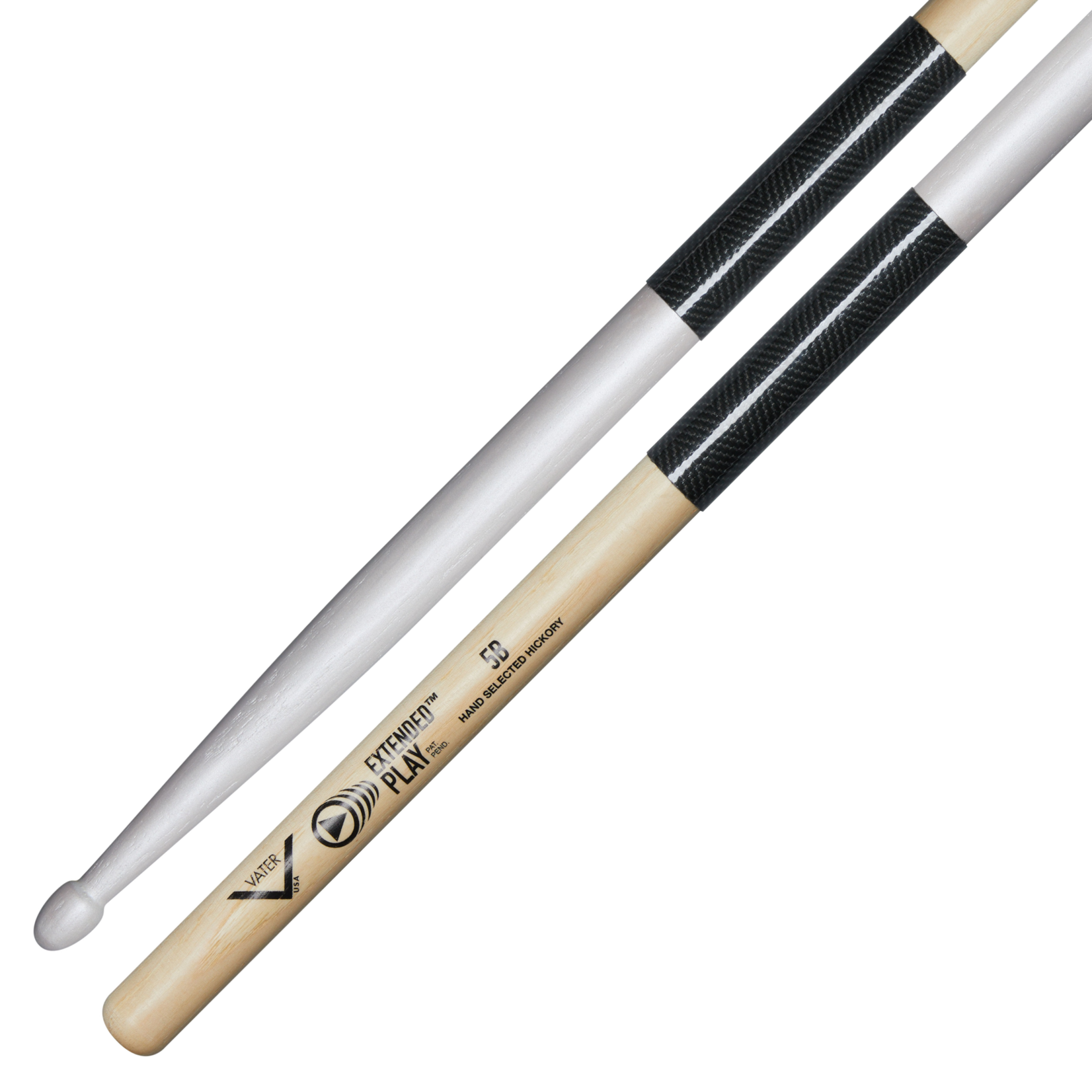 Vater Vater Extended Play 5B Wood Tip Hickory Drumsticks Pair