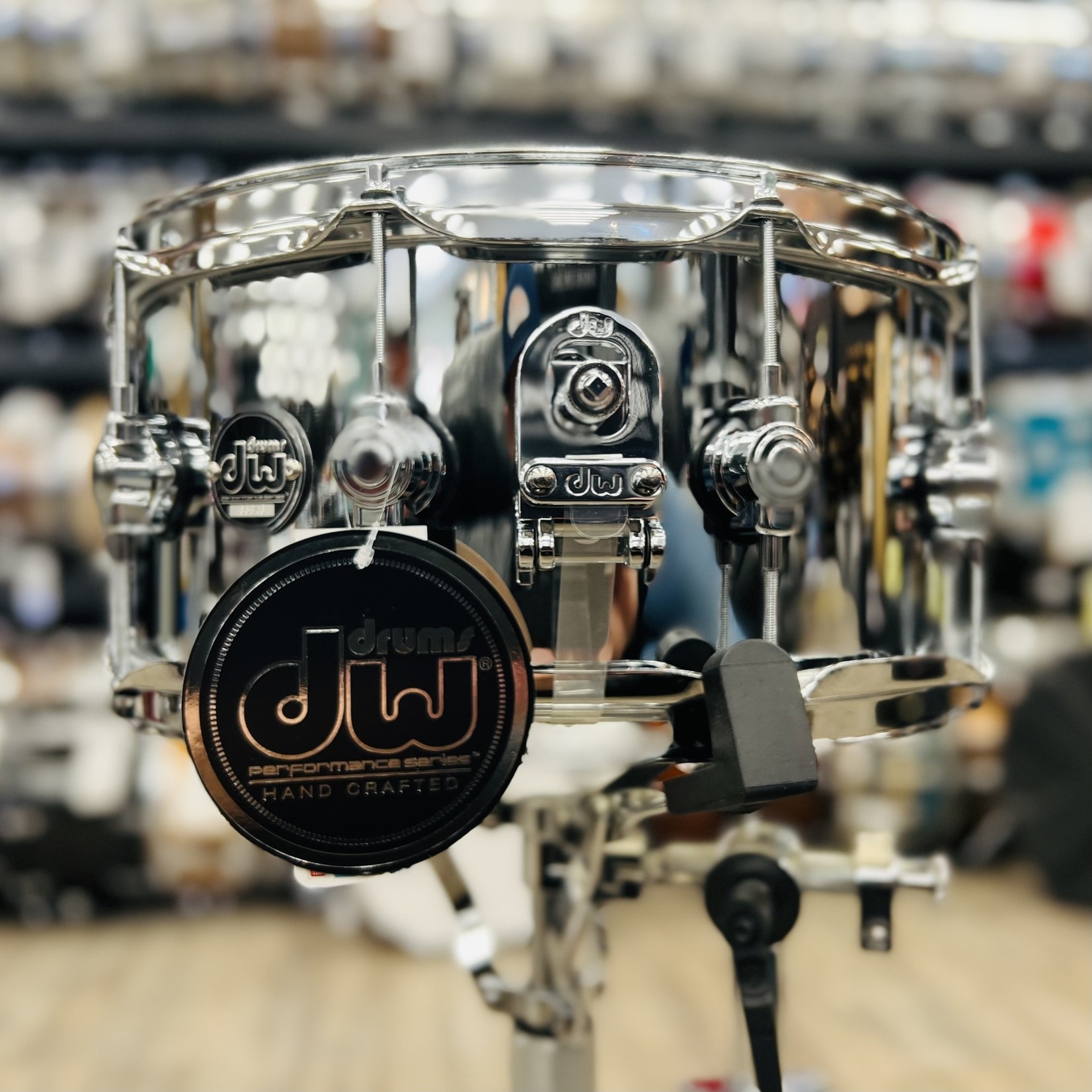 DW DW Performance Series 6.5x14" Chrome Over Steel Snare Drum