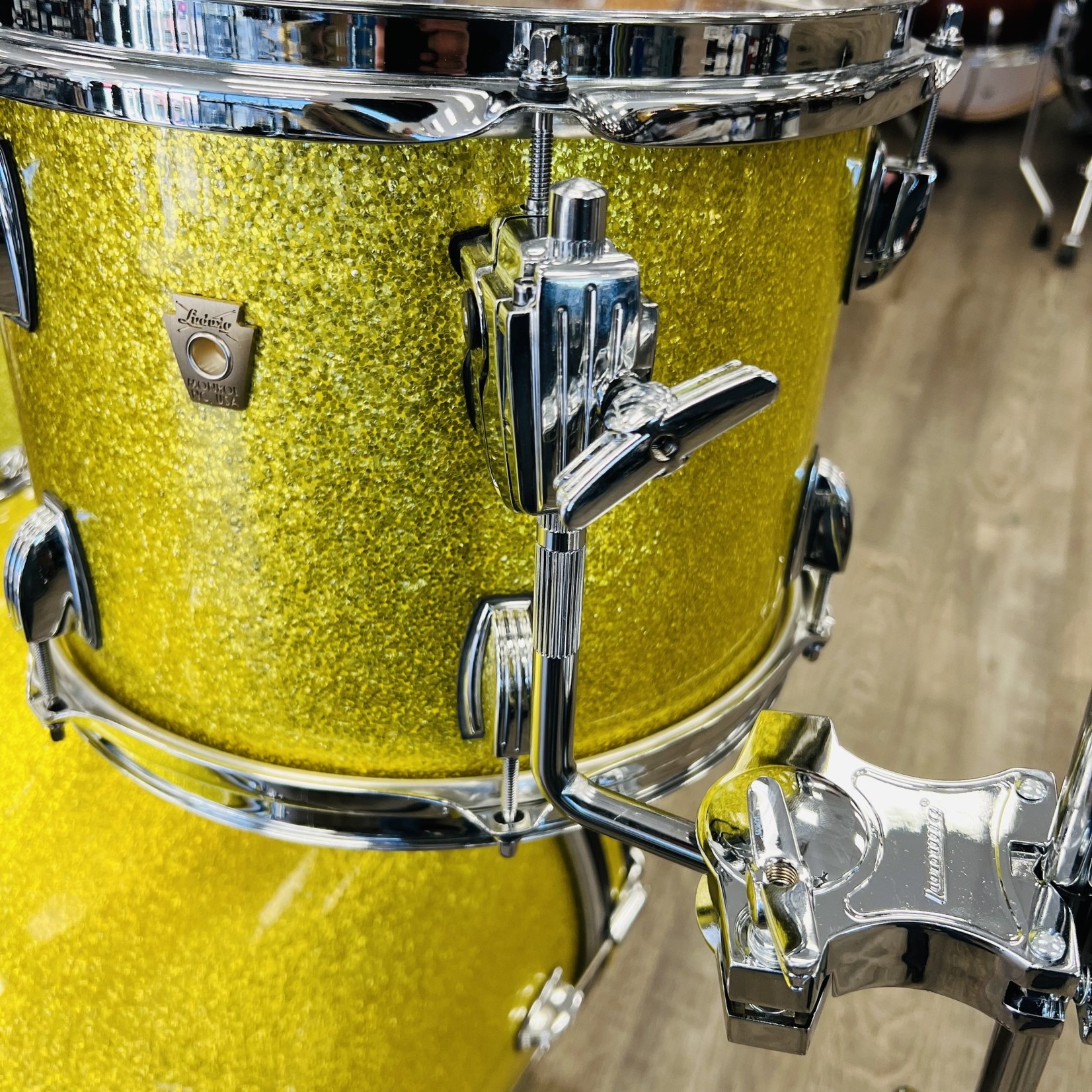 Ludwig Ludwig Classic Maple  3-Piece Shell Pack 12/16/22 (Yellow Glitter)