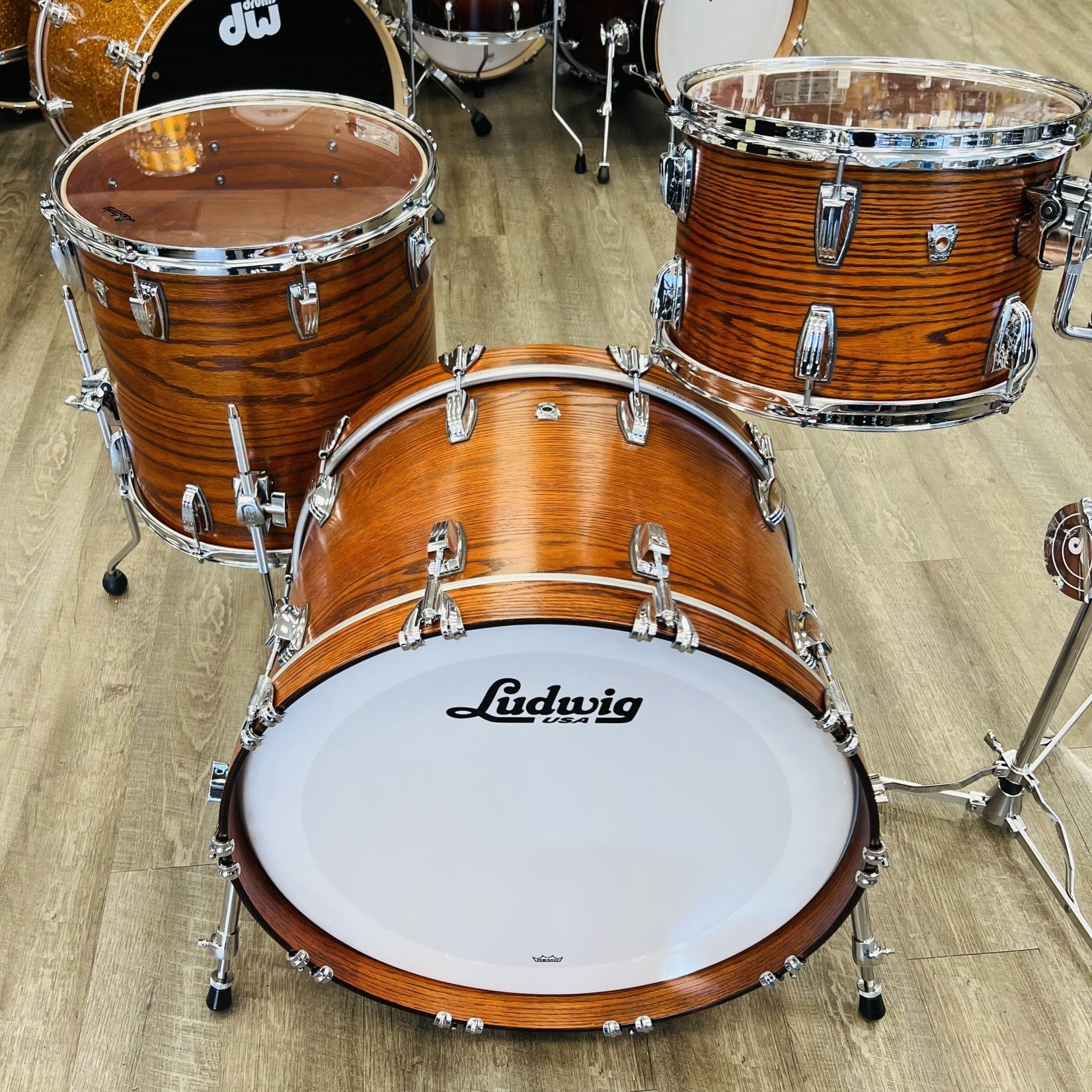 Ludwig Ludwig Classic Oak FAB 3-Piece Shell Pack 13/16/22 (Tennessee Whiskey)