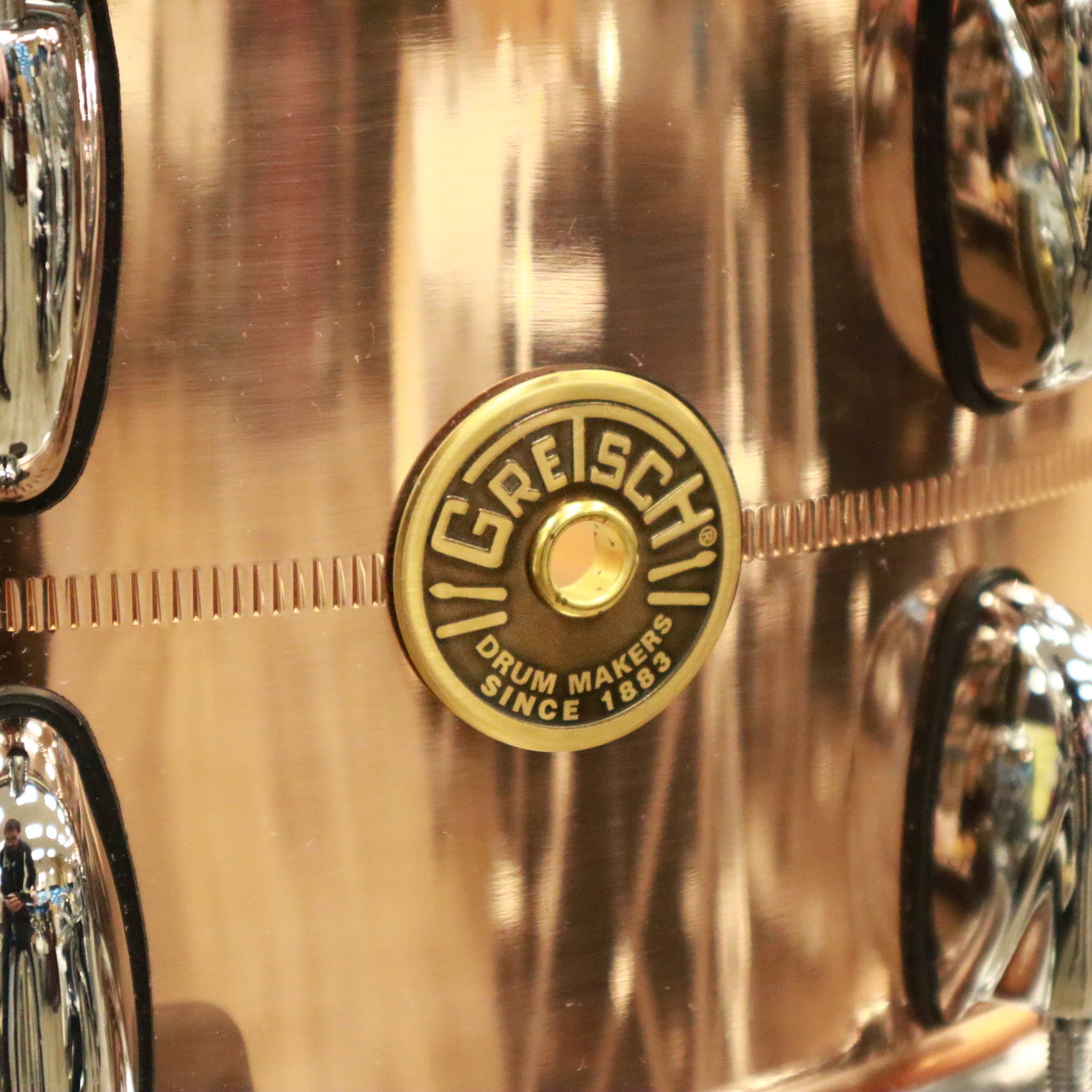 Gretsch Gretsch USA Custom 6.5x14" Bronze Snare Drum