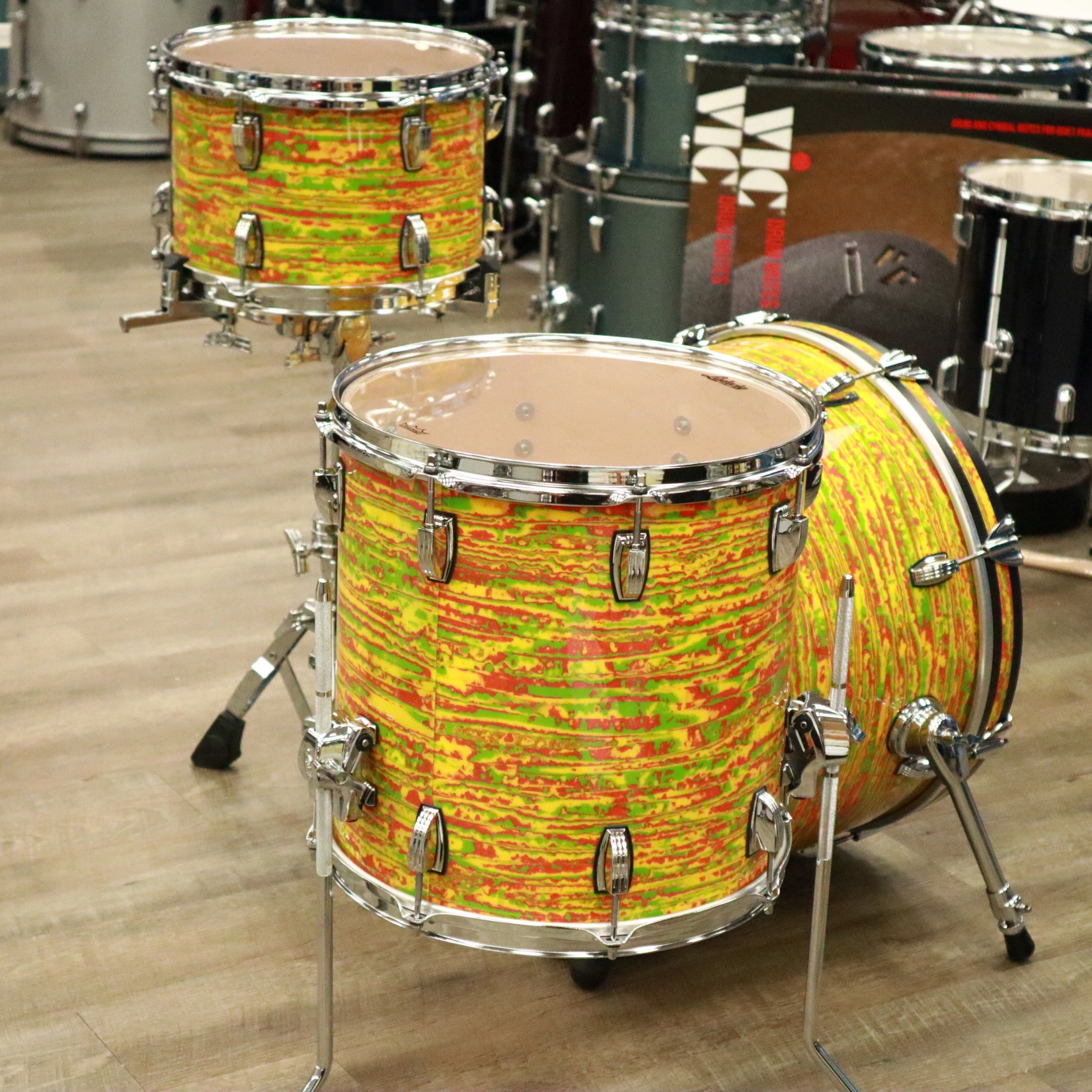 Ludwig Ludwig Classic Maple Downbeat 3-Pc Shell Pack 12/14/20 (Citrus Mod)