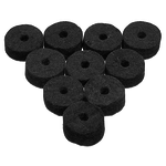 Ahead Ahead Jet Black Wool Cymbal Felts 10-Pack AWFJB