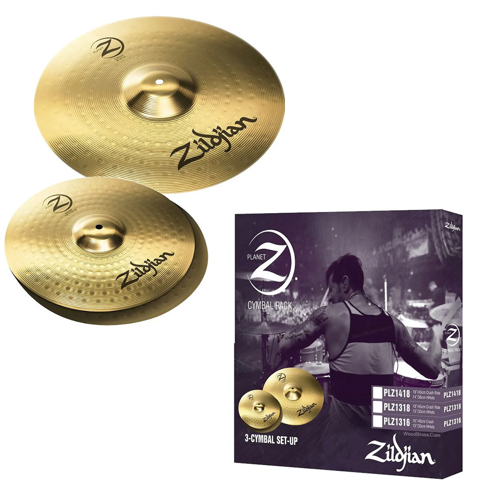 Zildjian Zildjian Planet Z Fundamentals Cymbal Pack 14/18