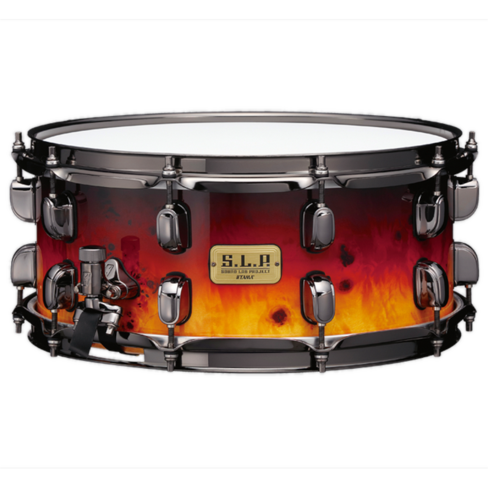 Tama Tama S.L.P. 6x14" G-Kapur Limited Edition Snare Drum LGK146ASF (Amber Sunset Fade over Mappa Burl)