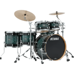Tama Tama Starclassic Performer Maple/Birch 5-Piece Shell Pack 10/12/14/16/22 (Molten Steel Blue Burst) MBS52RZSMSL