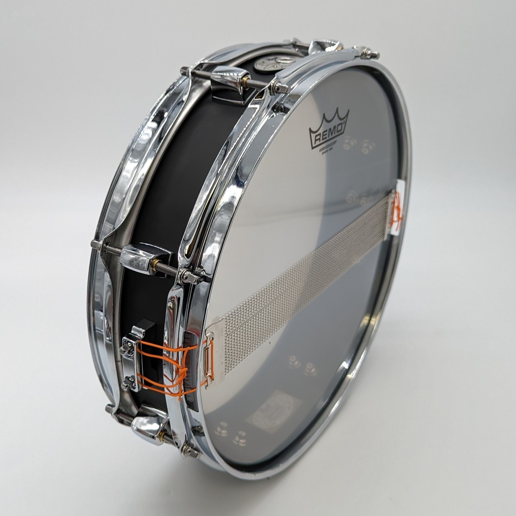 Pearl Like-New Pearl Black Steel 13x3" Snare Drum
