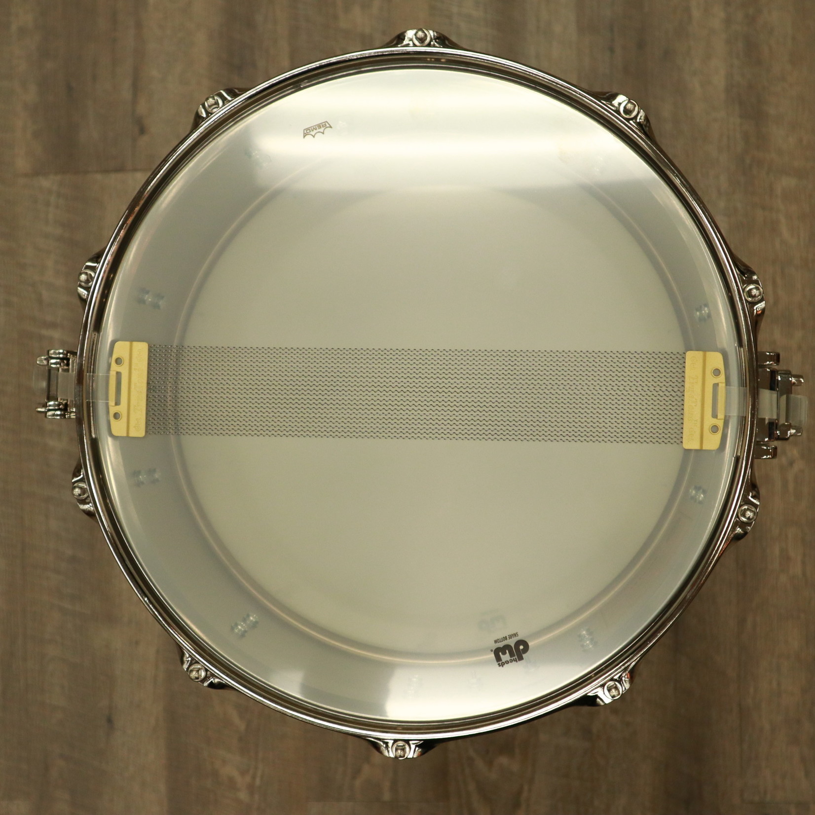 DW DW Collector's Series 6.5x14" Nickel over Brass Snare w/ Nickel Hardware