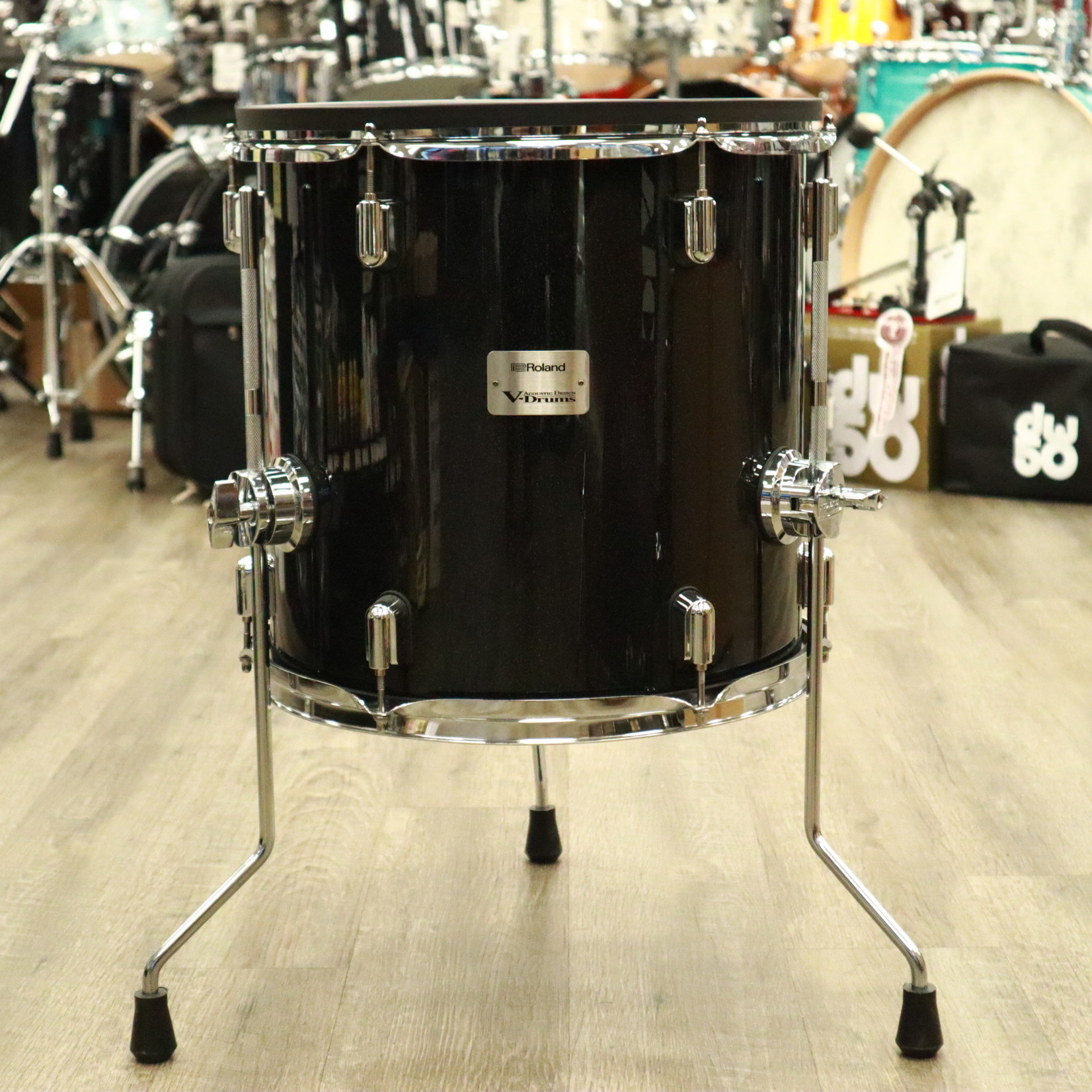 Roland Like-New Roland PDA140F-MS V-Drums Acoustic Design 14 x 14 inch Floor Tom Pad (Midnight Sparkle)