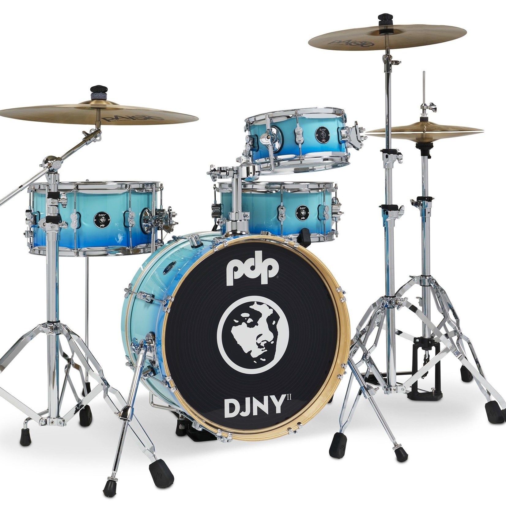PDP Demo Model PDP Daru Jones 4-Piece New Yorker "Snom" Shell Pack (Blue Fade)