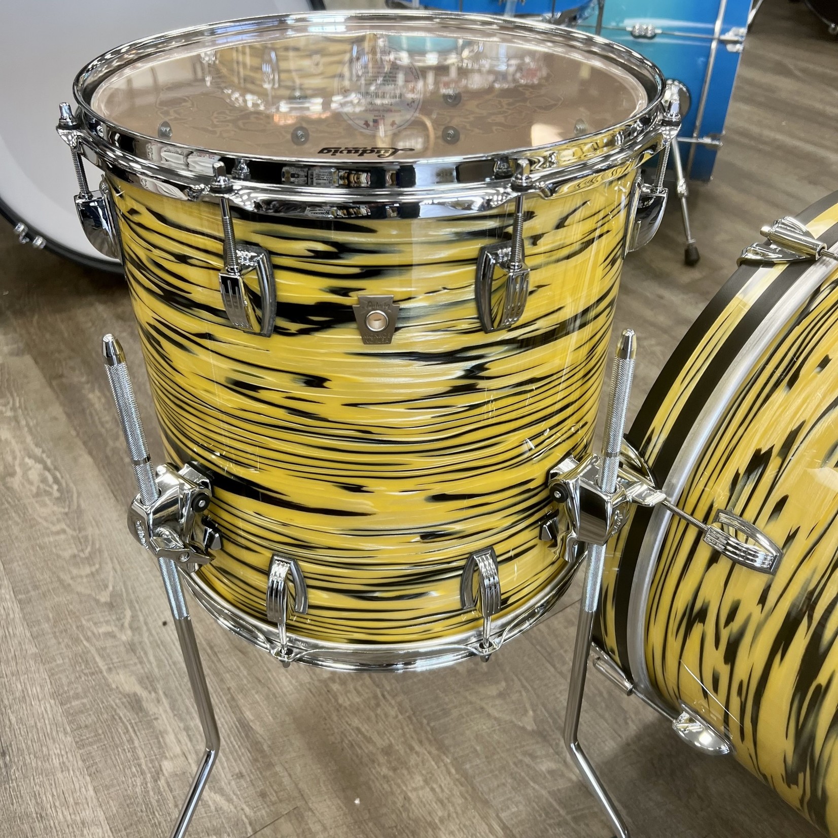 Ludwig Ludwig Classic Maple Downbeat 3Pc Shell Pack 12/14/20 (Lemon Oyster)