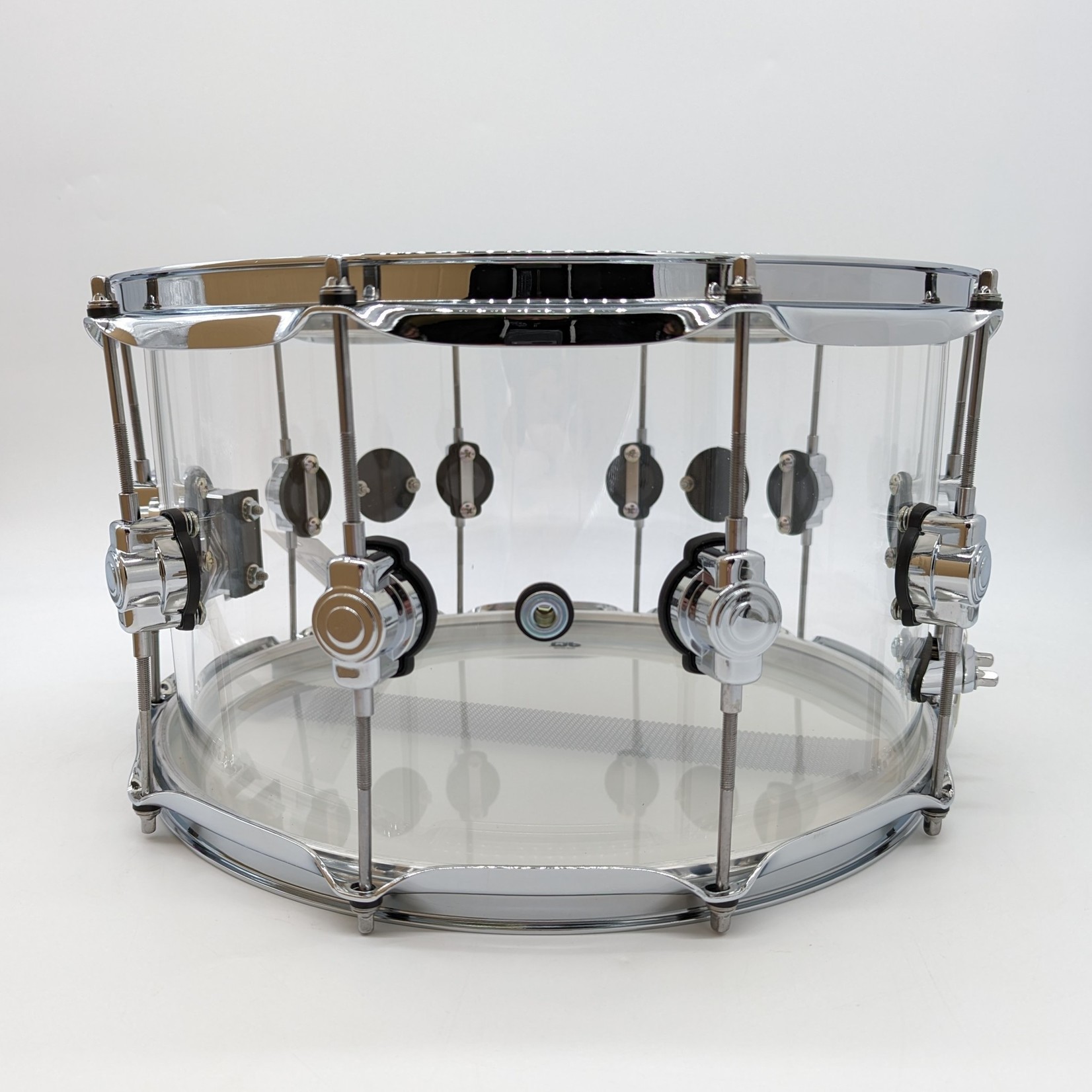 DW DW Design Series 8x14" Clear Acrylic Snare Drum DDAC0814SSCL1