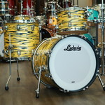 Ludwig Ludwig Classic Maple Jazzette 3Pc Shell Pack 12/14/18 (Lemon Oyster)