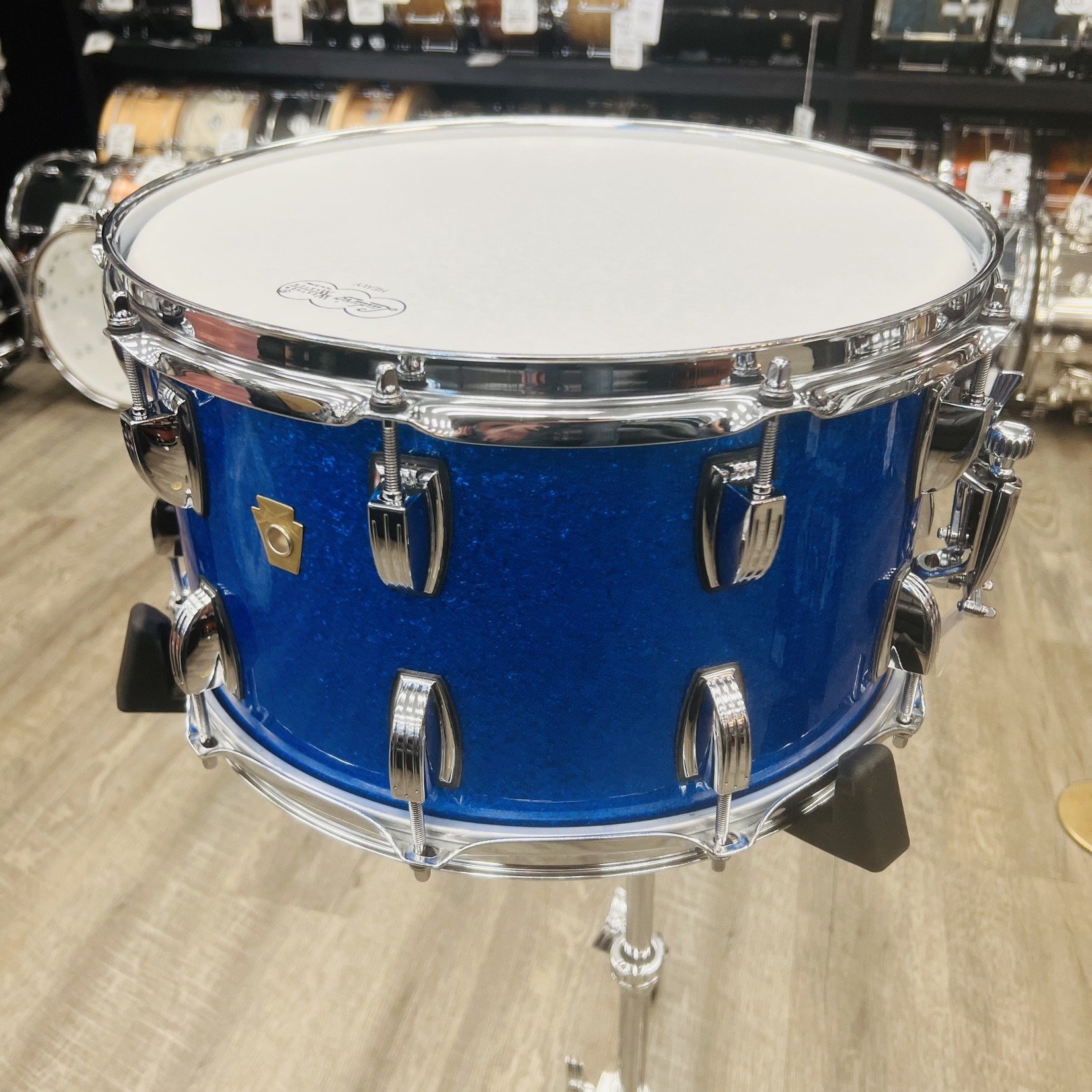 Ludwig Ludwig Legacy Mahogany 8x14" Snare Drum (Blue Sparkle)