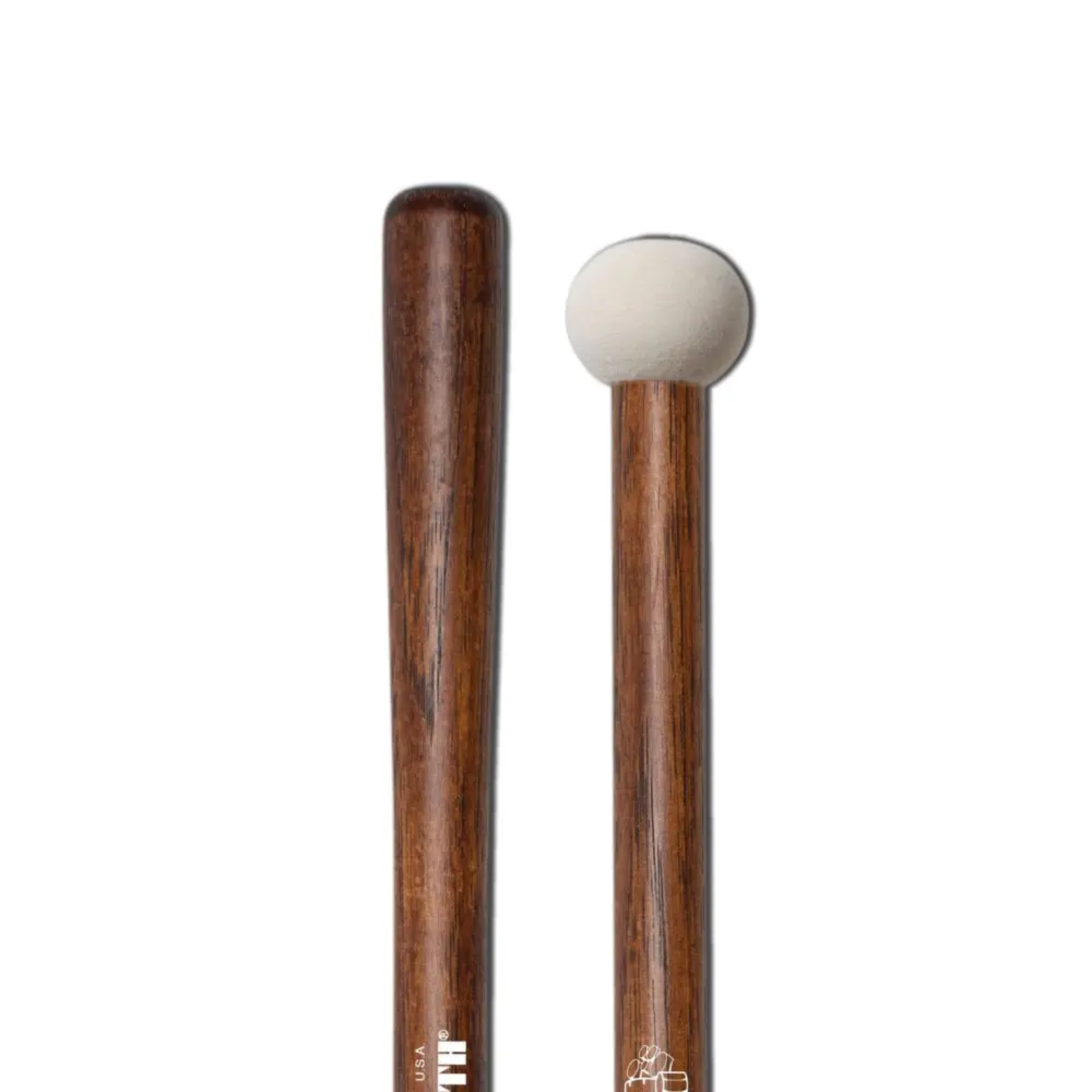 Vic Firth Vic Firth Corpsmaster Super Hard Felt Bass Drum Mallet Pair MB0H