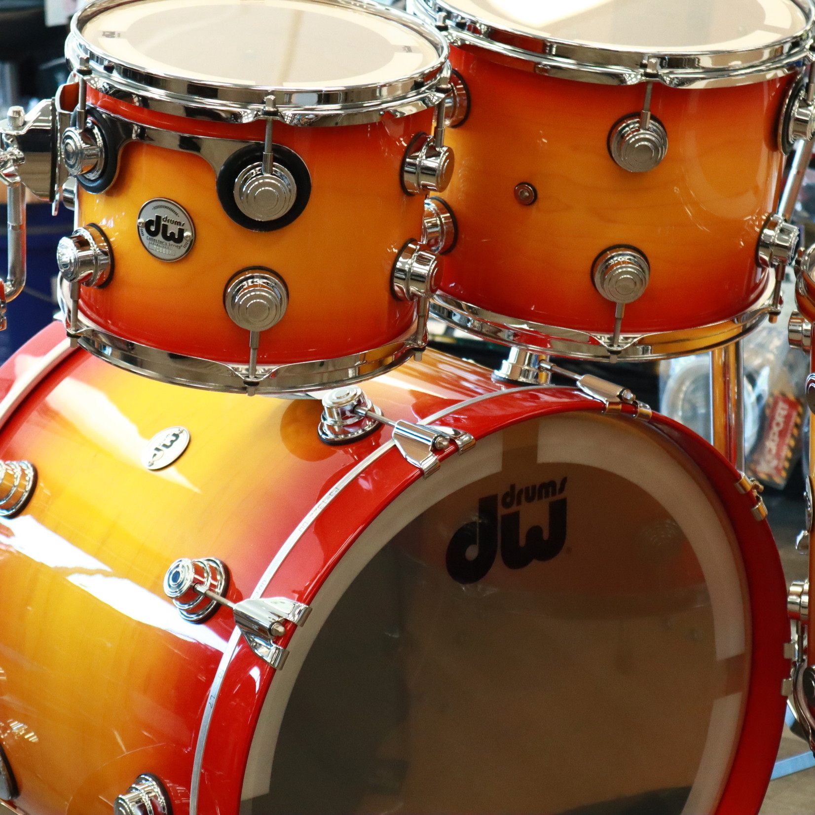 DW DW Collector's Series 4-Piece Shell Pack 22/10/12/16 Classic Burst