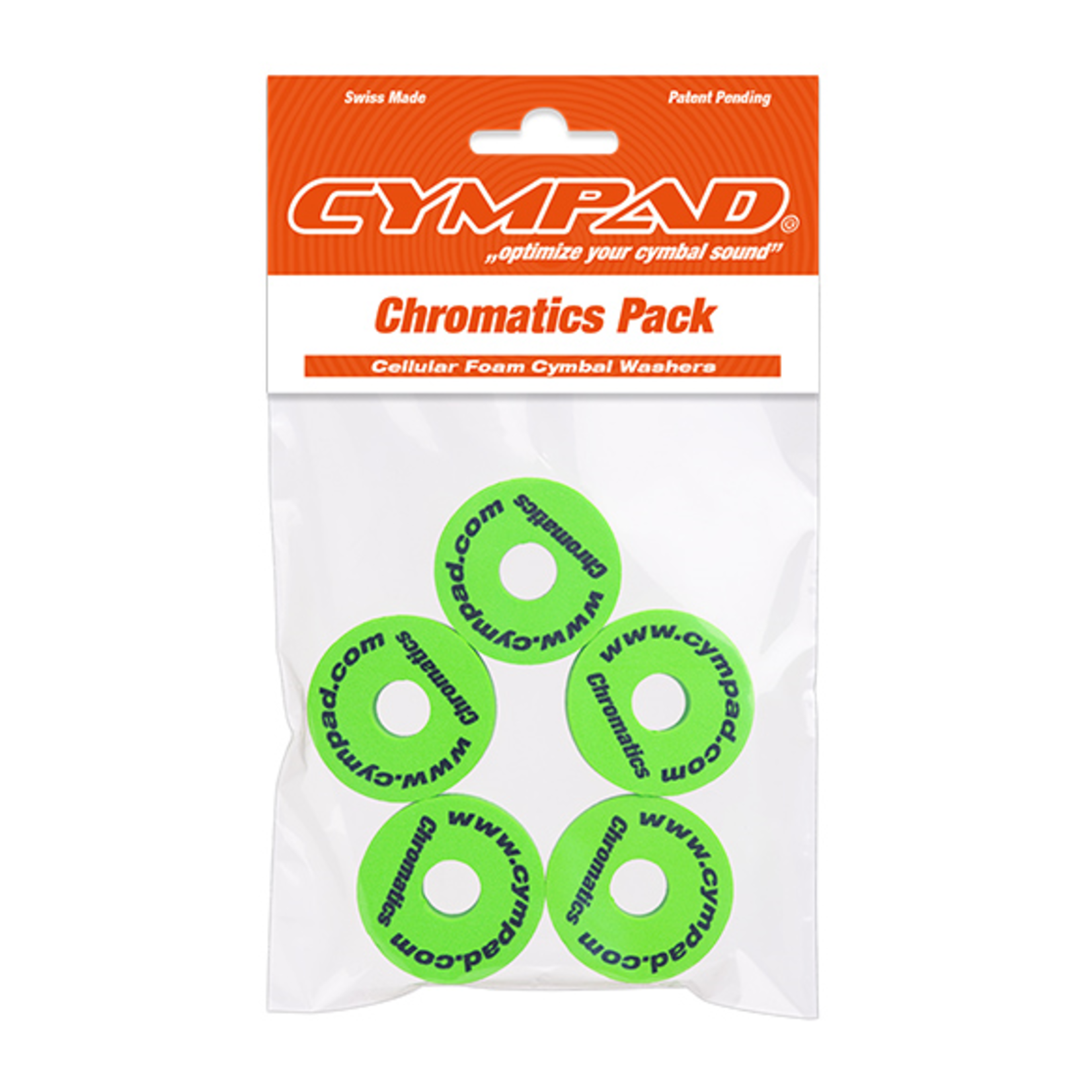 Cympad Cympad Chromatics Set O 40/15mm Green (5-Pack)