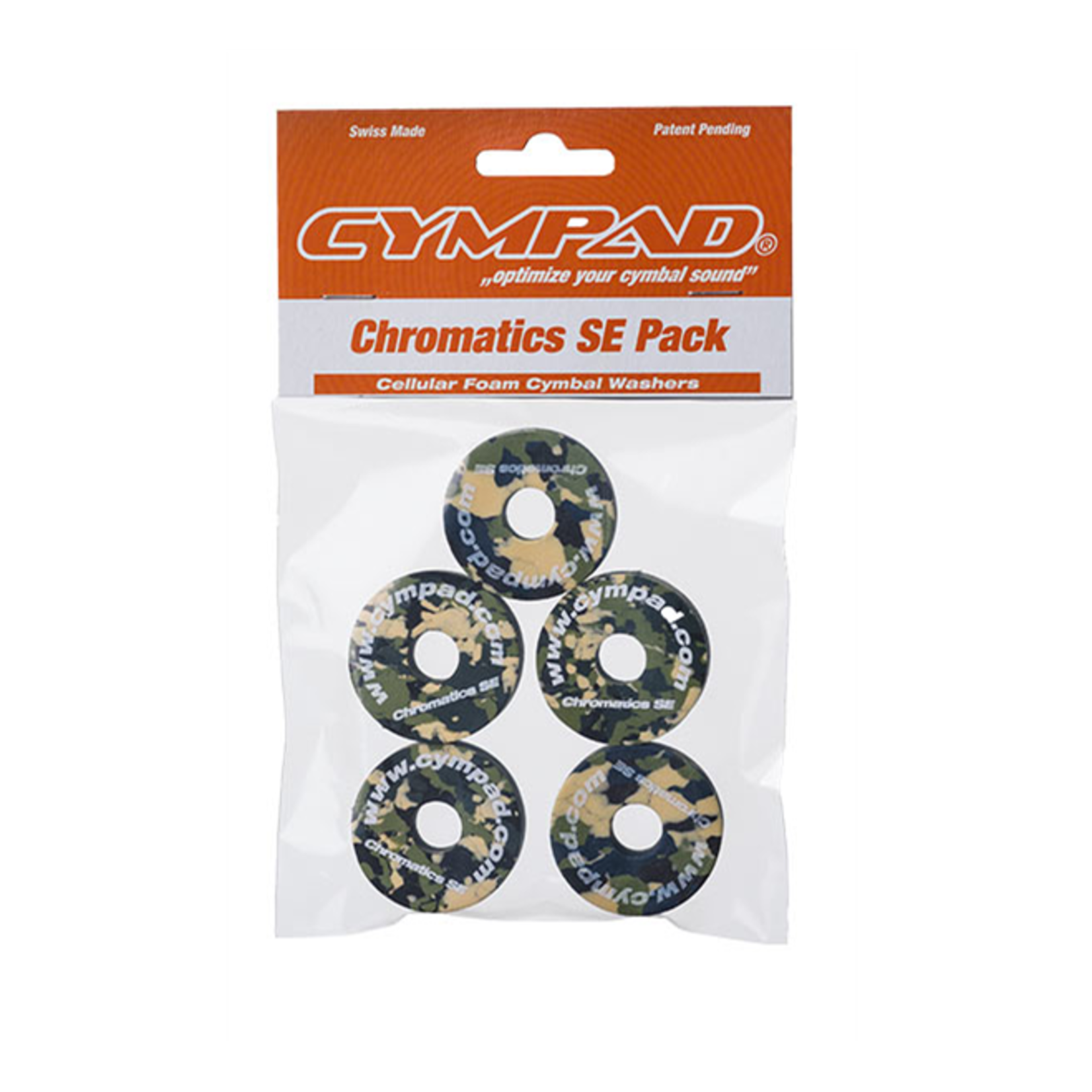 Cympad Cympad Chromatics SE Set 40/15mm Camouflage (5-Pack)