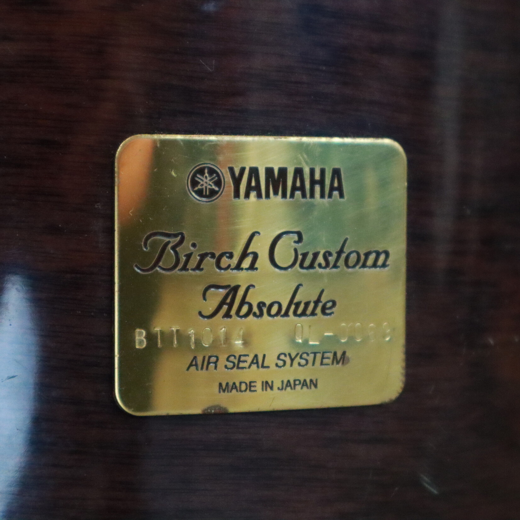 YAMAHA Used Yamaha Birch Custom Absolute 12x14" Tom (Plum Lacquer)